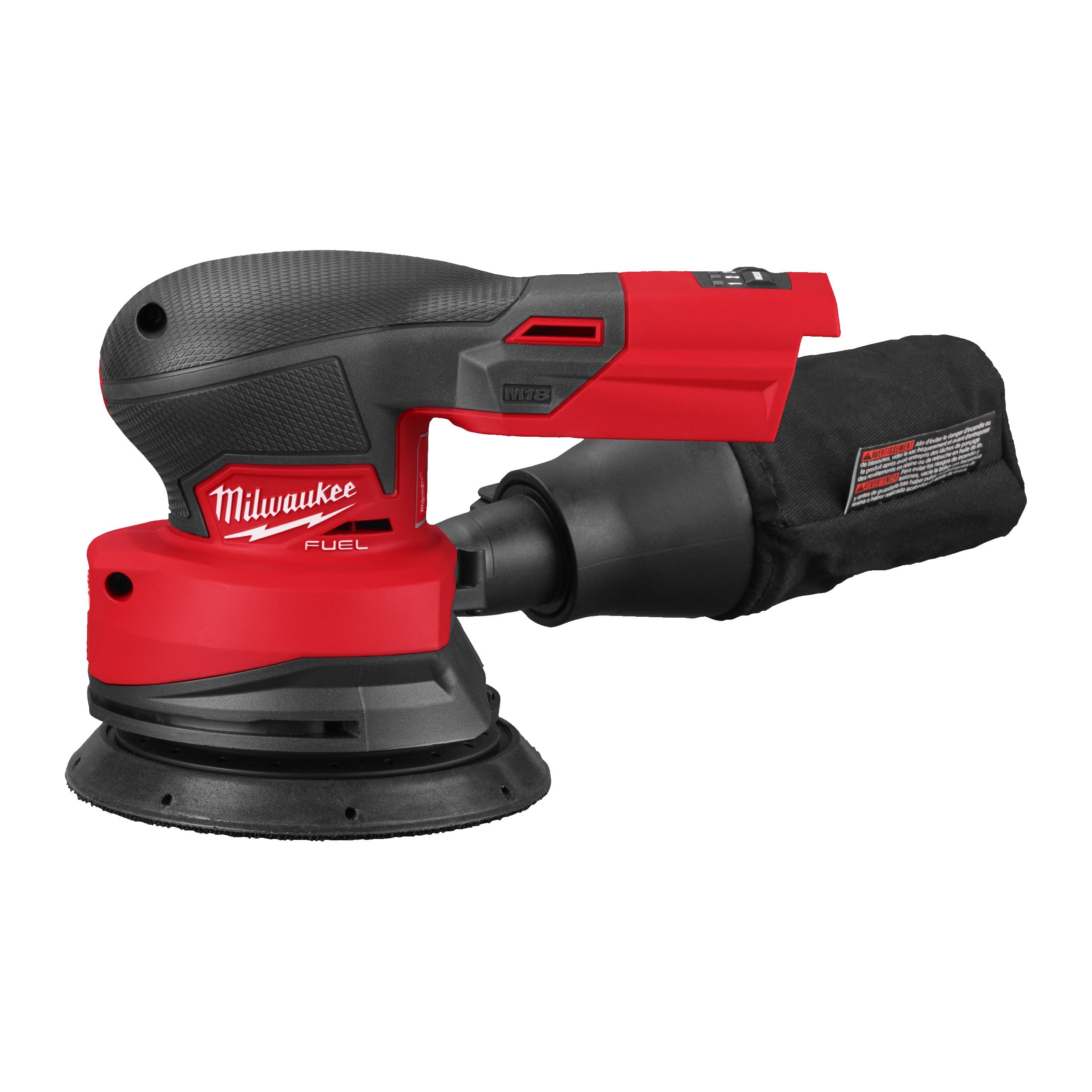 Milwaukee excentrische schuurmachine M18 FROS125-0B 125mm FUEL doos