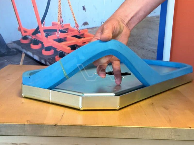 Afdichtingsrubber Hamevac zuignap 70x90 railprofiel