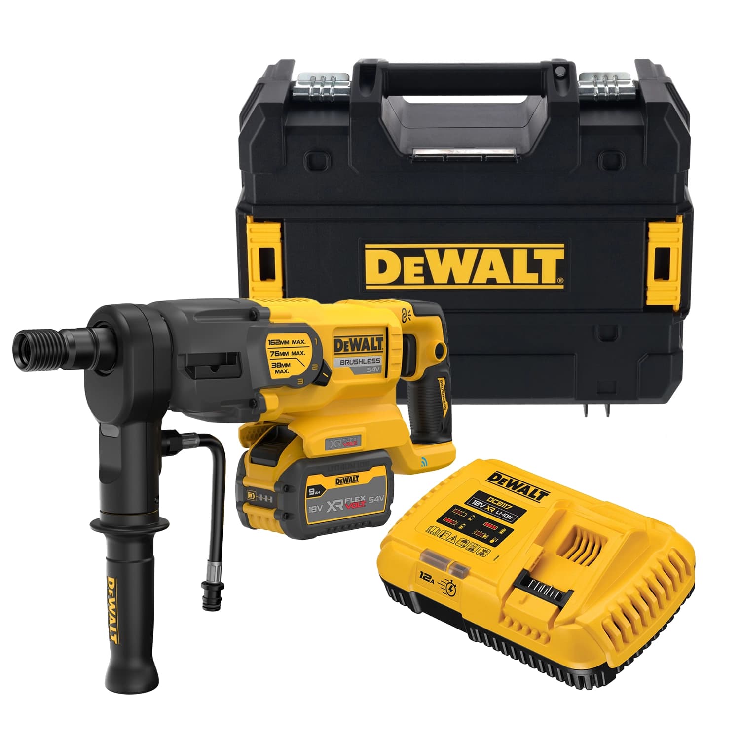 DeWalt Diamantboor DCD150X2-QW 162mm 54V 2x 9.0Ah