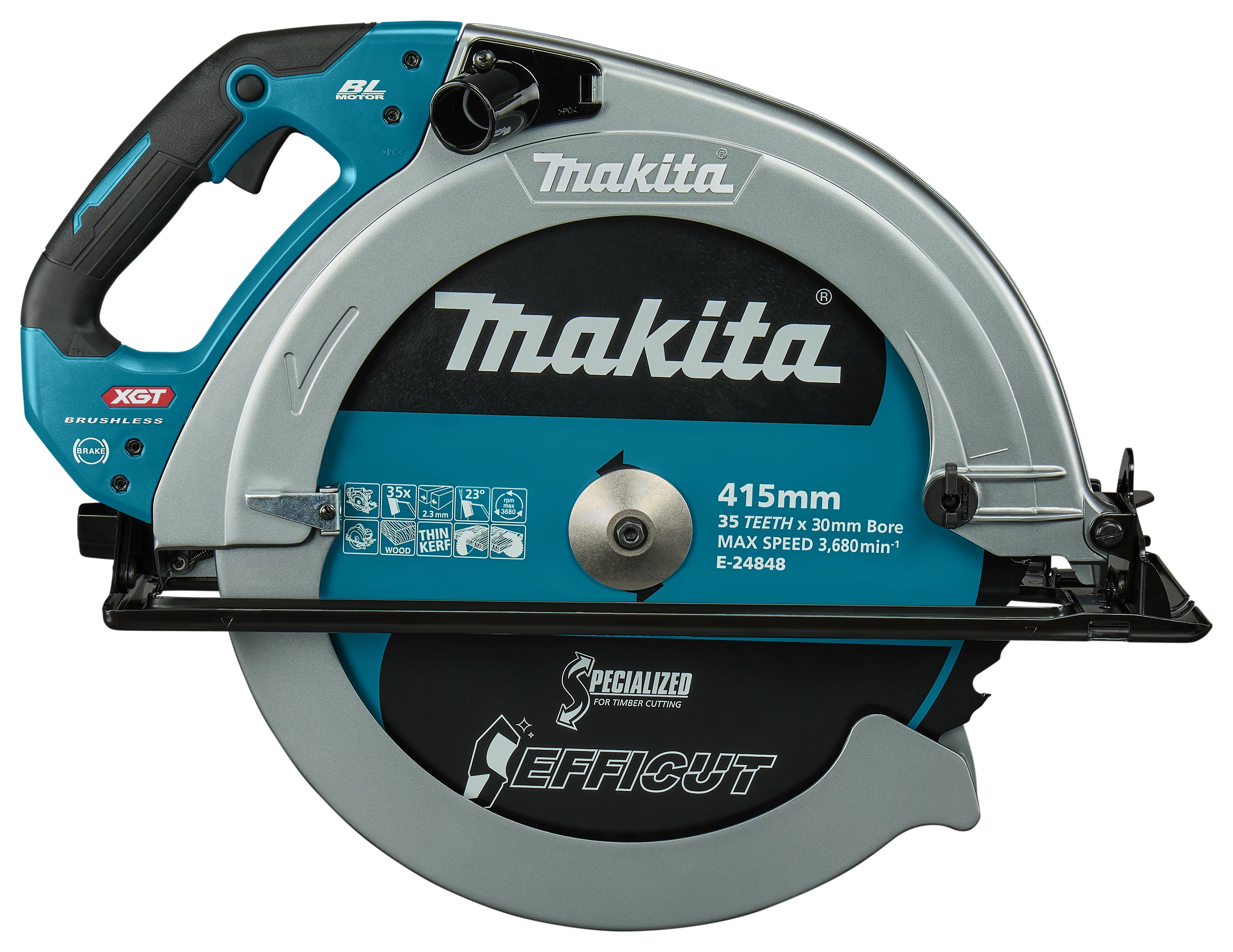 Makita cirkelzaag HS013GZ 415mm 40V AWS ready