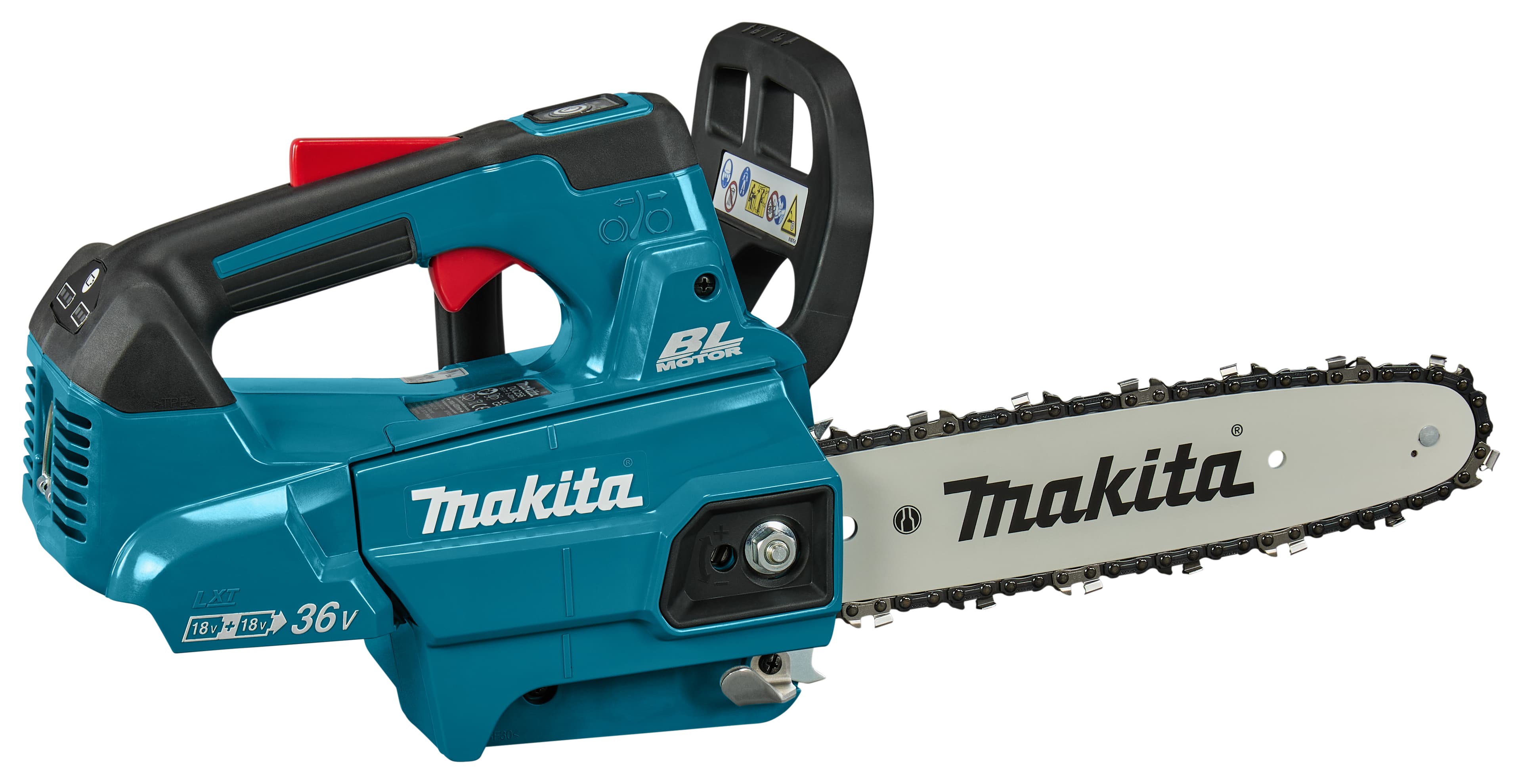 Makita kettingzaag DUC256CZ 25cm top handgreep 2x18V