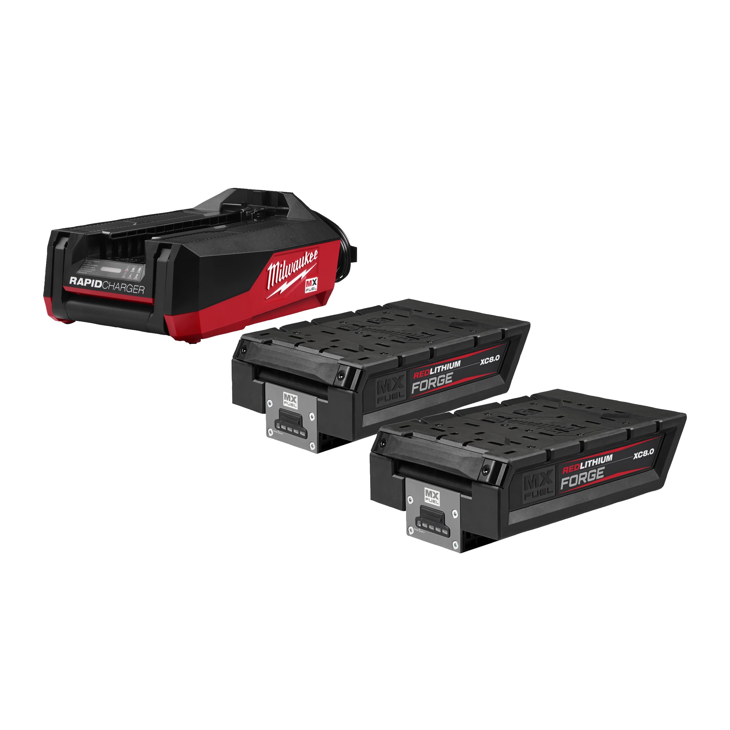 Milwaukee accu startset MXF FORGENRG-802FC lader 2x 8,0Ah FORGE incl. snellader