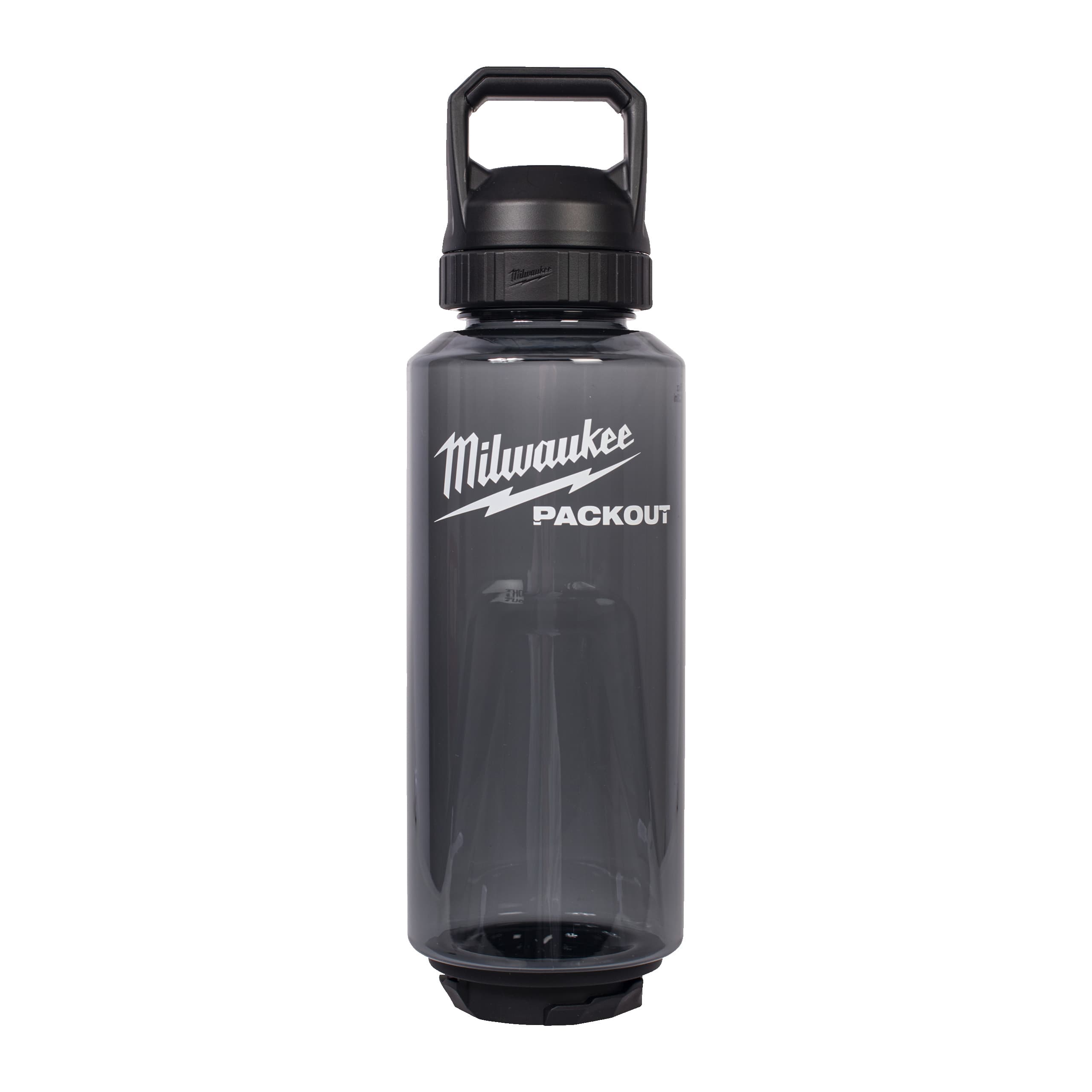 Milwaukee PACKOUT plastic fles 1420ml met dop zwart