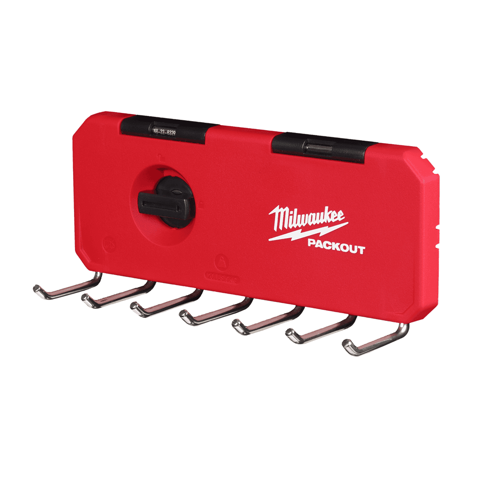 Milwaukee PACKOUT Rechte haakjes 7 op rij