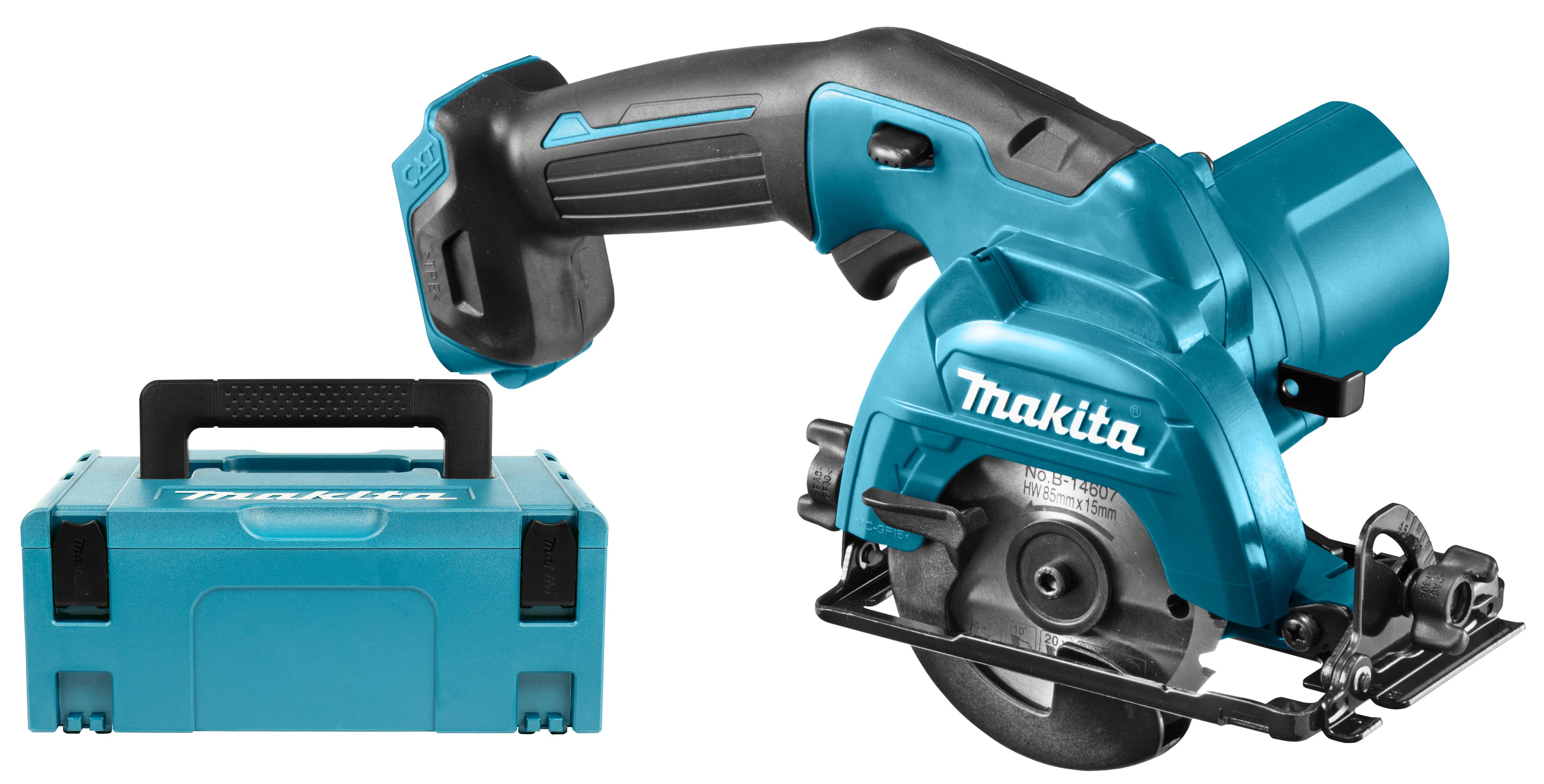 Makita cirkelzaag HS301DZJ 85mm 12V Mbox