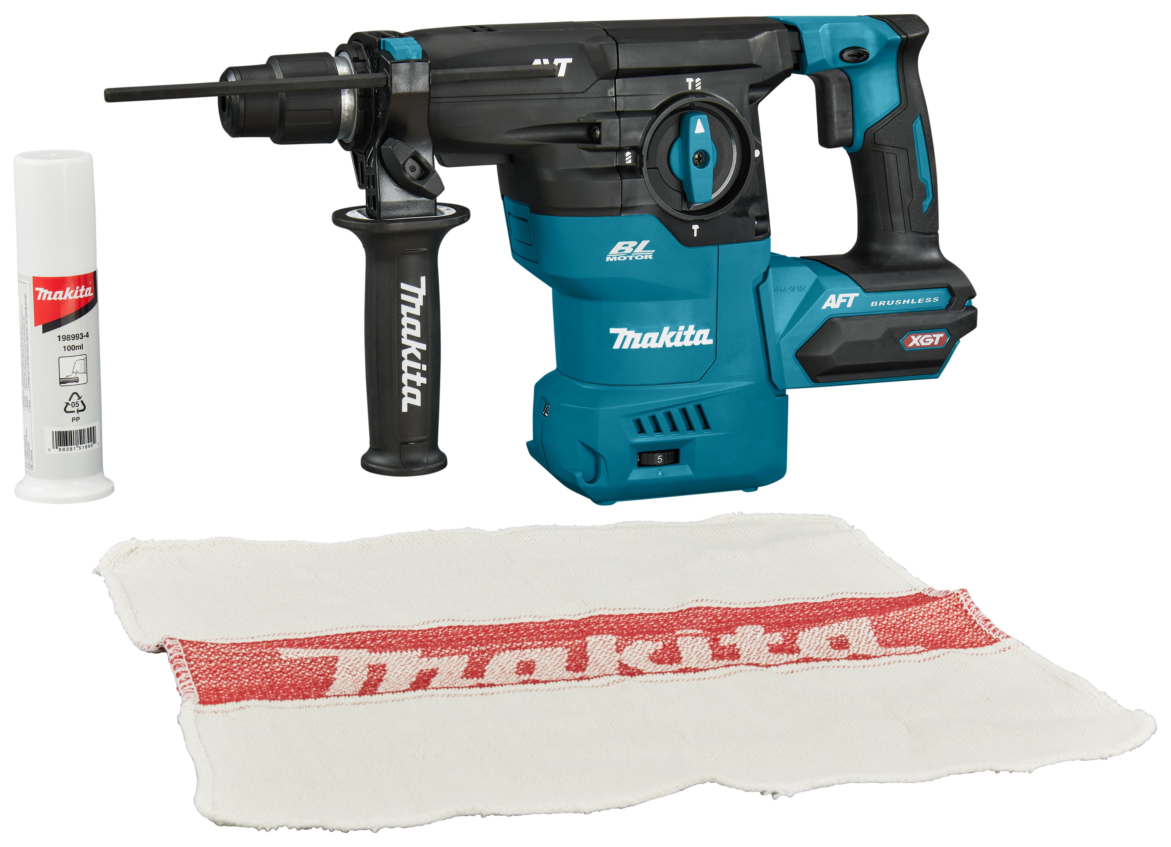 Makita boorhamer HR008GZ SDS-plus 3.9j 30mm beitelstop 40V