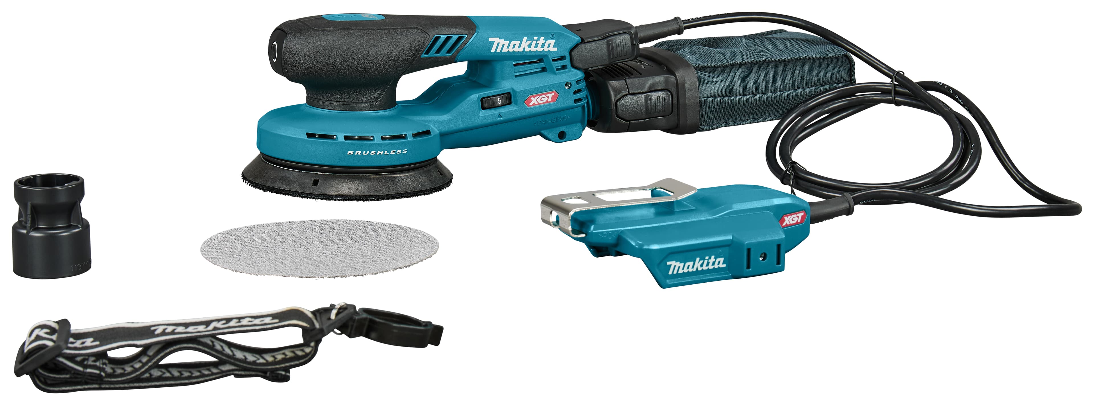 Makita excentrische schuurmachine BO001CGZ 125mm 5mm uitslag 40V