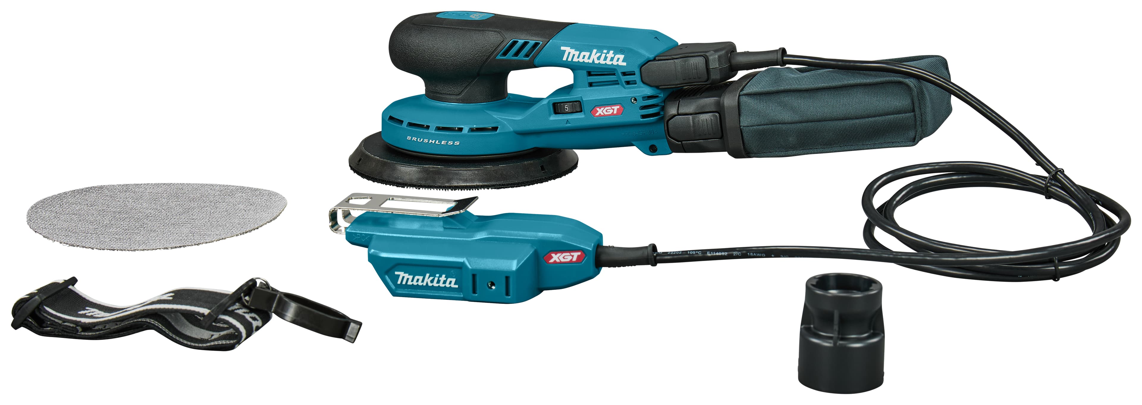 Makita excentrische schuurmachine BO002CGZ 150mm 5mm uitslag 40V