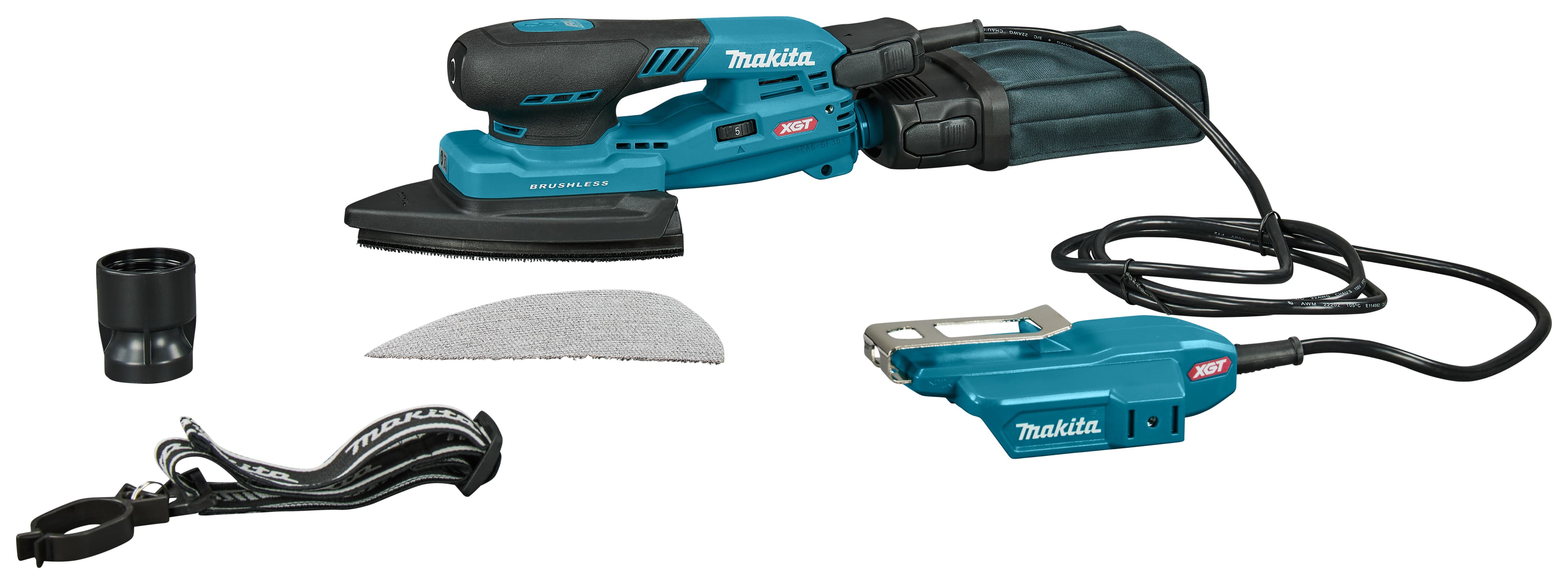Makita deltaschuurmachine BO006CGZ 100x150mm 3mm uitslag 40V