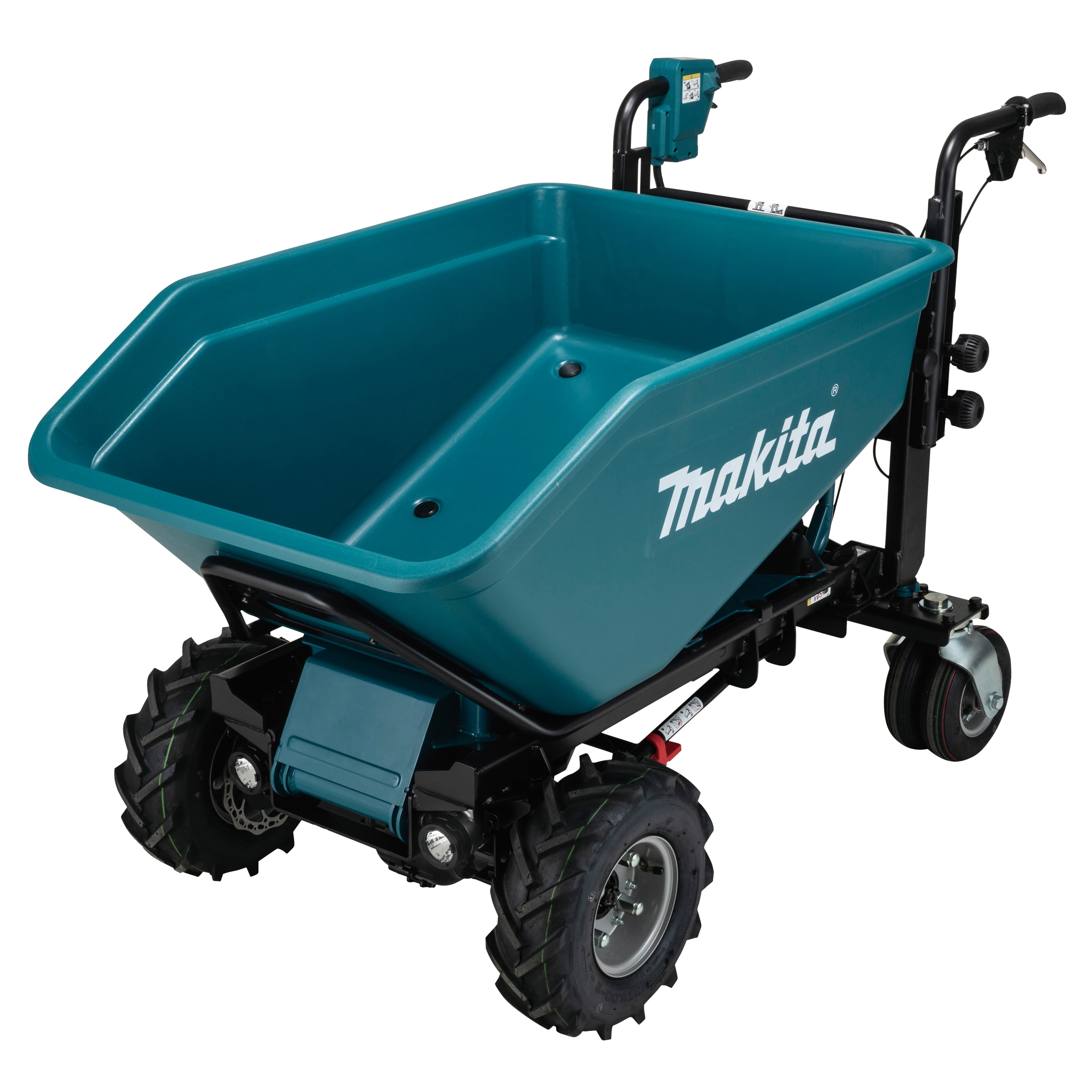 Makita dumper DCU602Z elektrisch kiepbare bak 2x18V krat