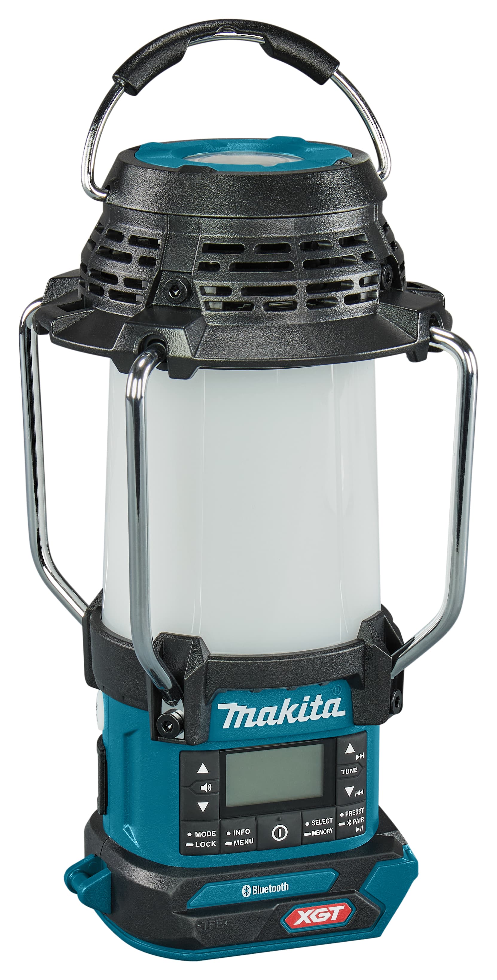 Makita campinglamp MR009GZ 310lm met radio FM-DAB+ 40V Bluetooth
