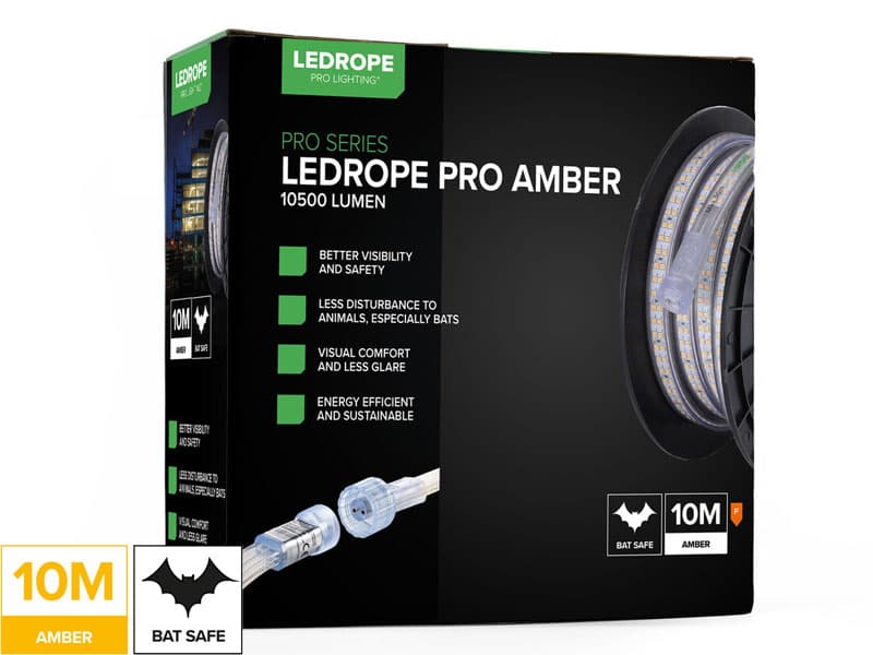 Lichtslang LedRope Pro AMBER 10 m (zonder stroomkabel)
