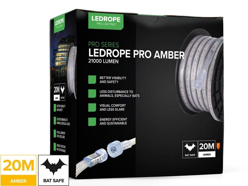 Lichtslang LedRope Pro AMBER 20 m (zonder stroomkabel)