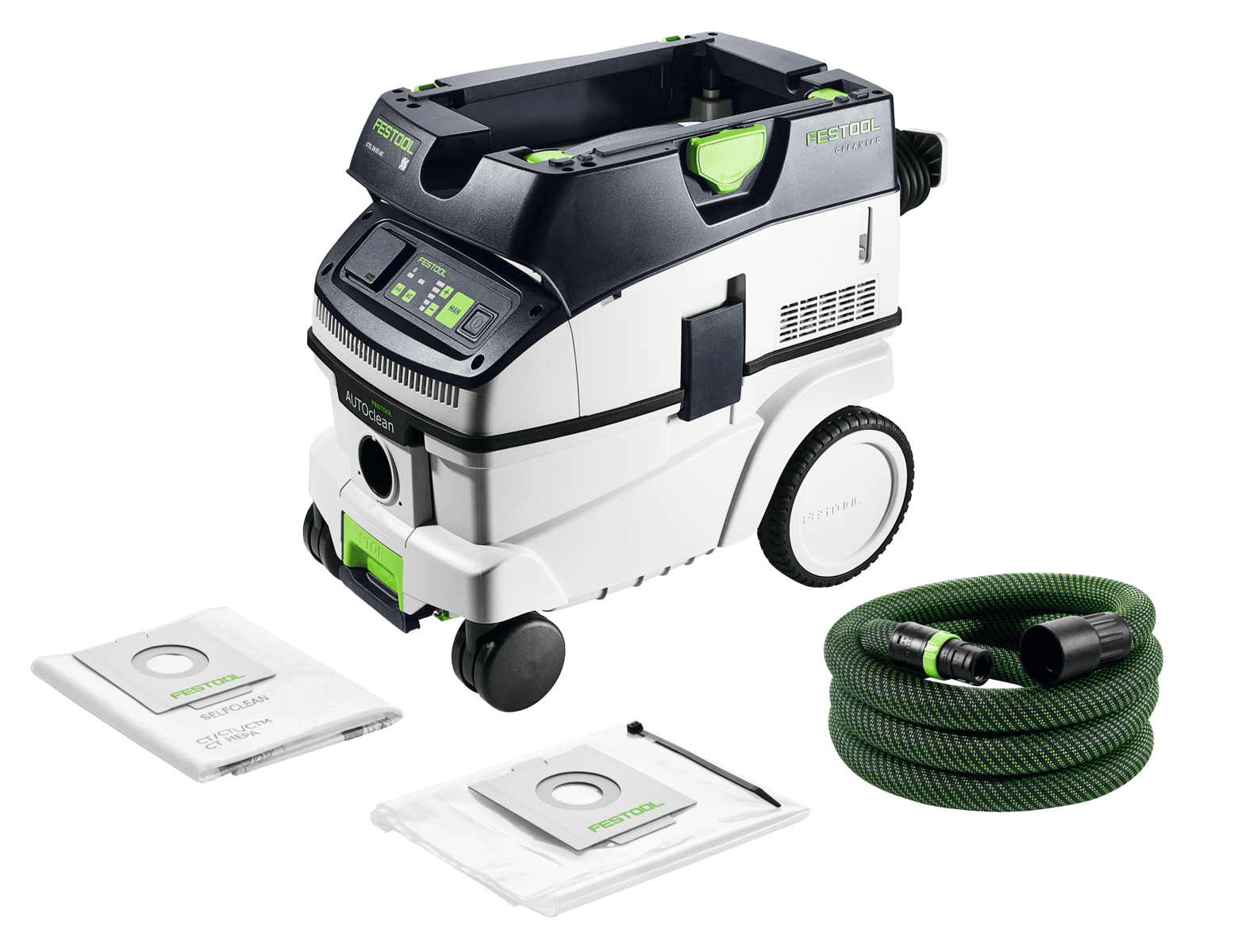 Festool stofzuiger CTL 26 EI AC 26L L-klasse 230V aansluiting Cleantec 230V 1200W
