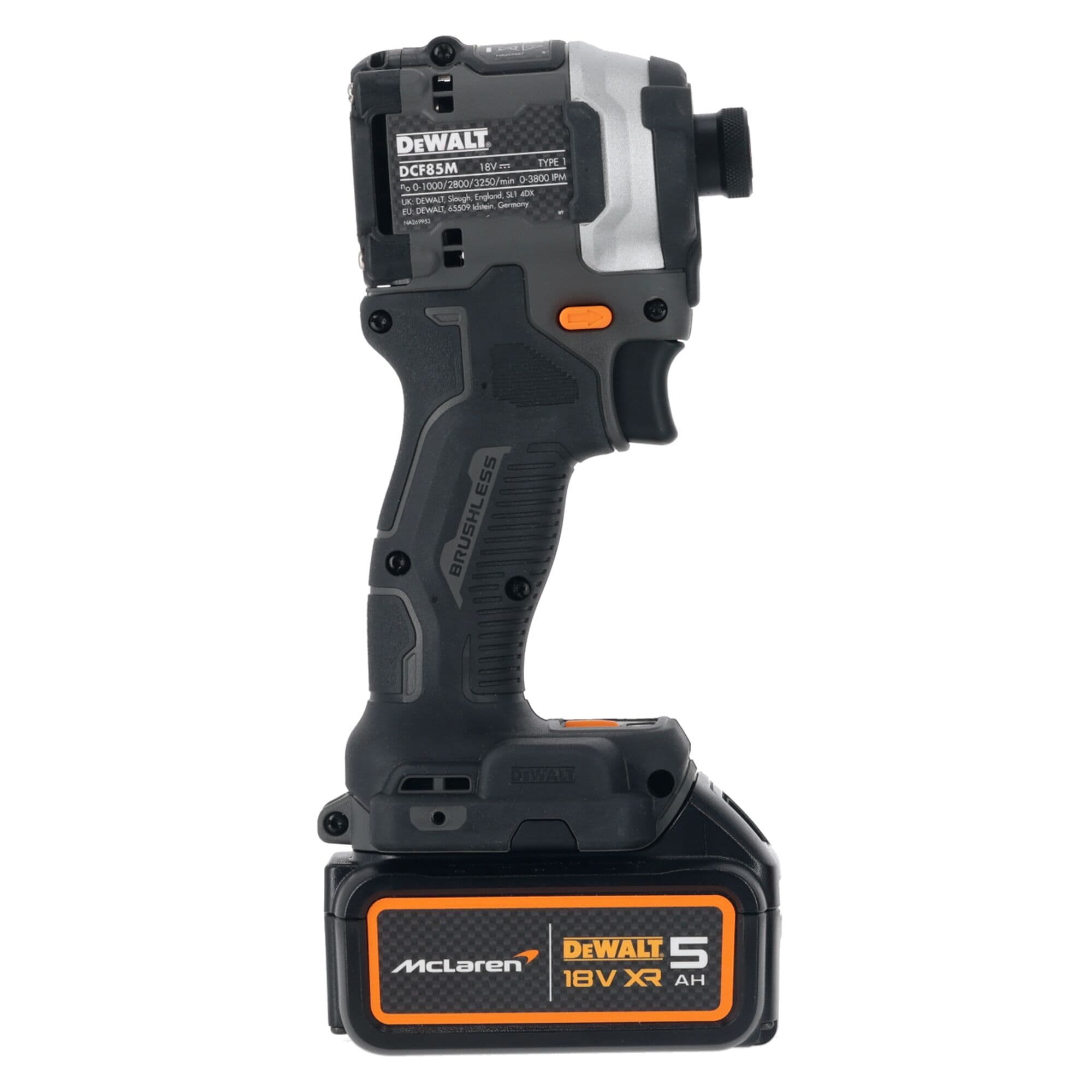 148498_Dewalt_18V_slagschroevendraaier_205Nm_compact_McLaren_F1_2x_5_0Ah_DCF85MP2T_QW_p5