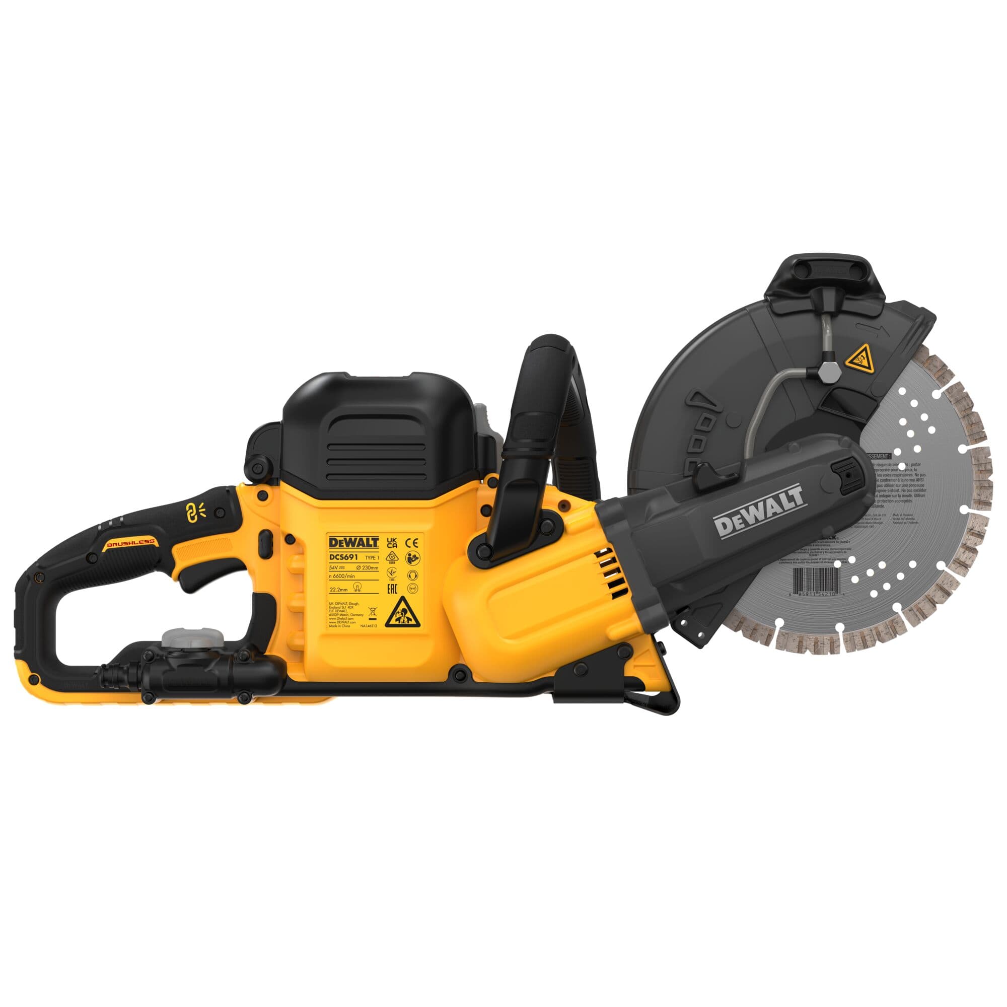 148511_Dewalt_54V_doorslijper_230mm_Flexvolt_wateraansluiting_2x_9_0Ah_DCS691X2_QW_p4