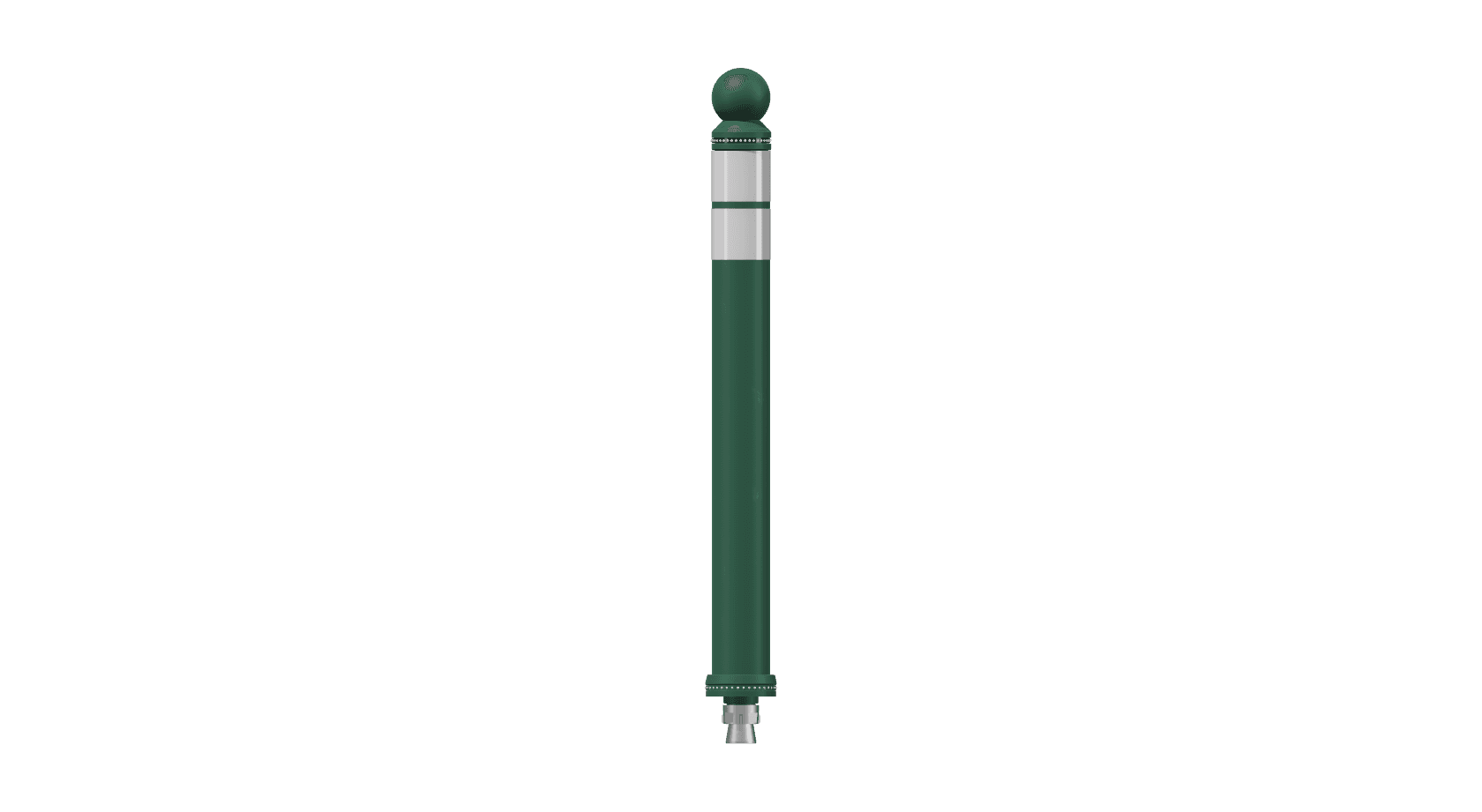 Pole Cone Traffic DK-7 870 × ø 80 mm – Groen/Wit+ Kop