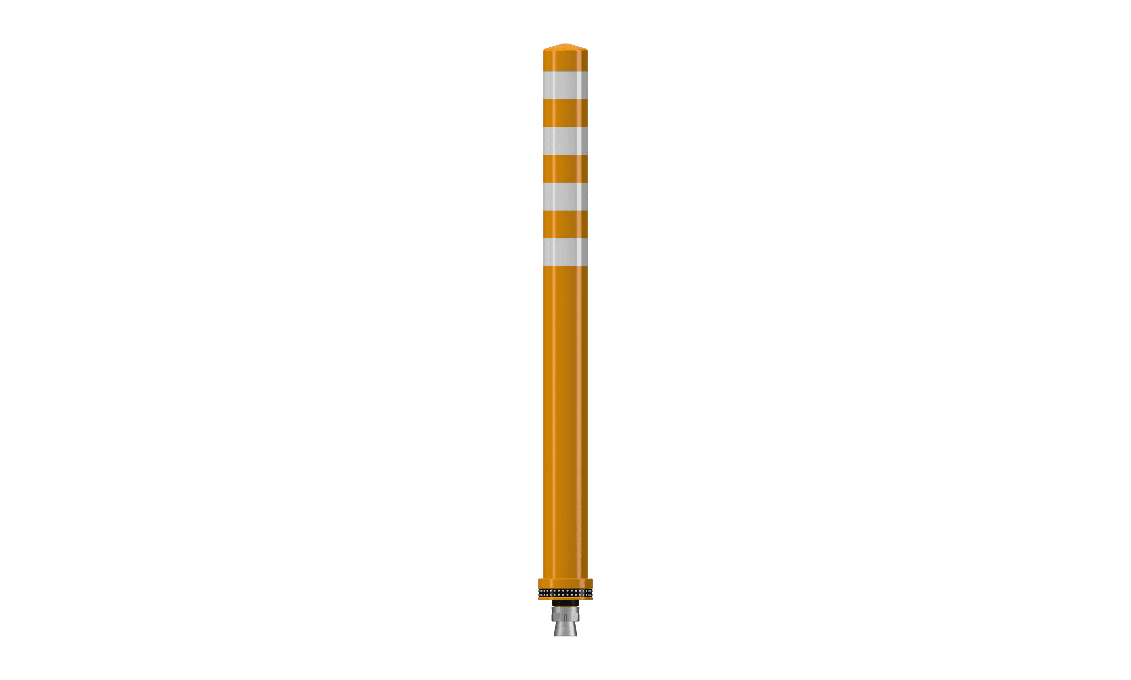 Pole Cone Traffic NS 1000 × ø 80 mm – Oranje/Wit