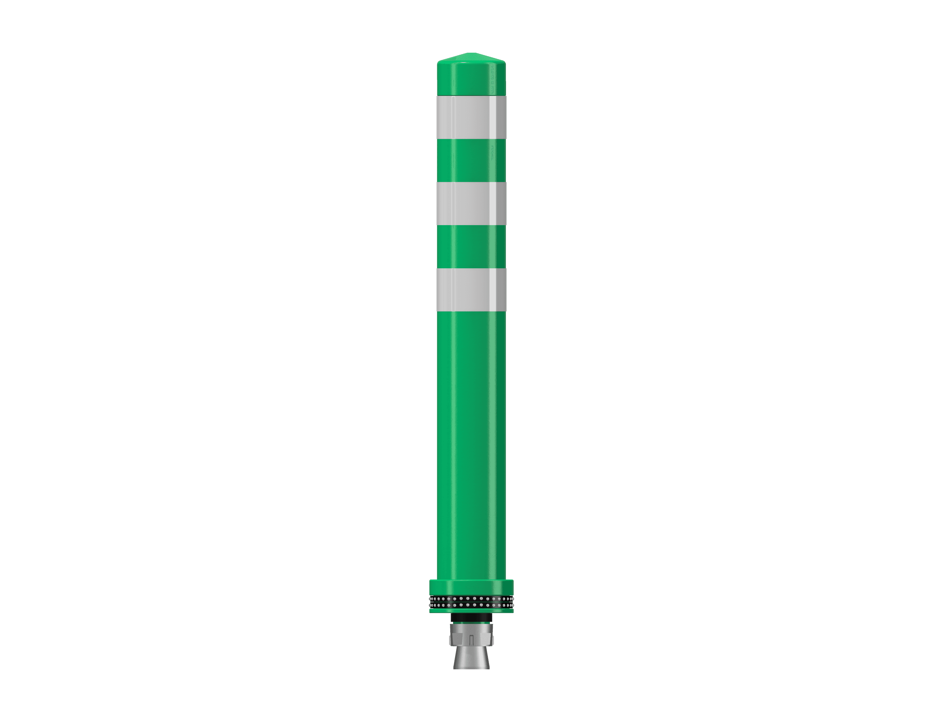 Pole Cone Traffic NS 650 × ø 80 mm – Grijs/Wit