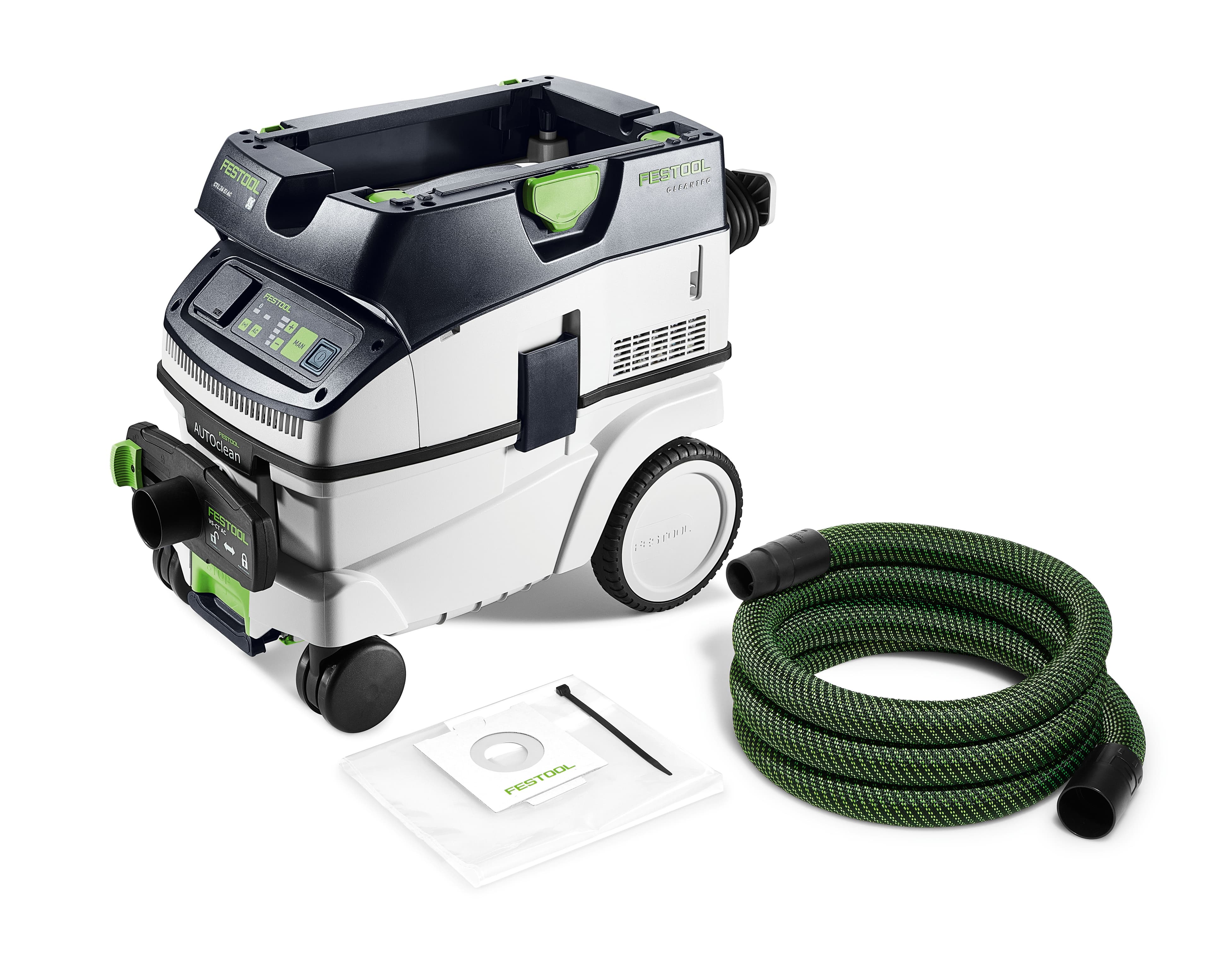 Festool stofzuiger CTL 26 EI AC-RENOFIX 26L L-klasse 230V aansluiting Cleantec 230V 1200W