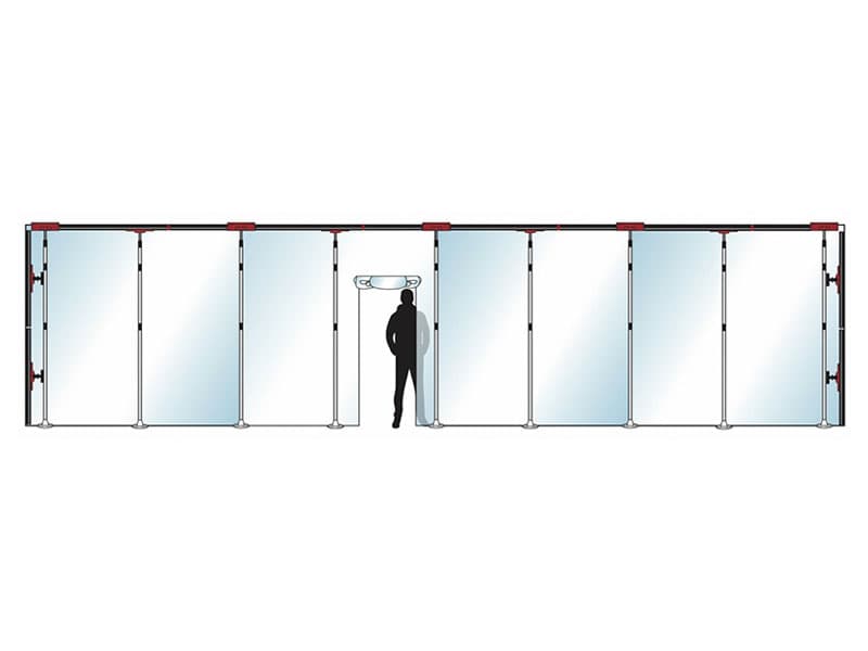 Stofscherm Zipwall Screen 9 Plus