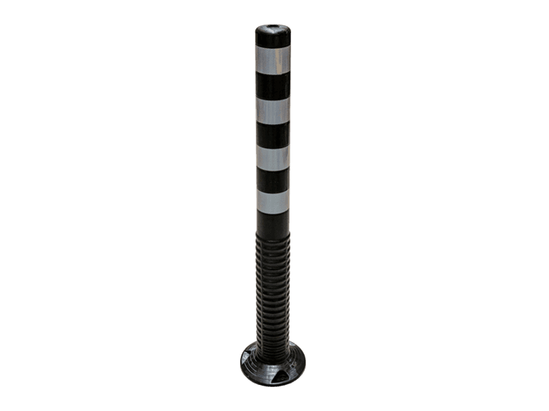 Flexibele paal 100 cm - ø 80 zwart