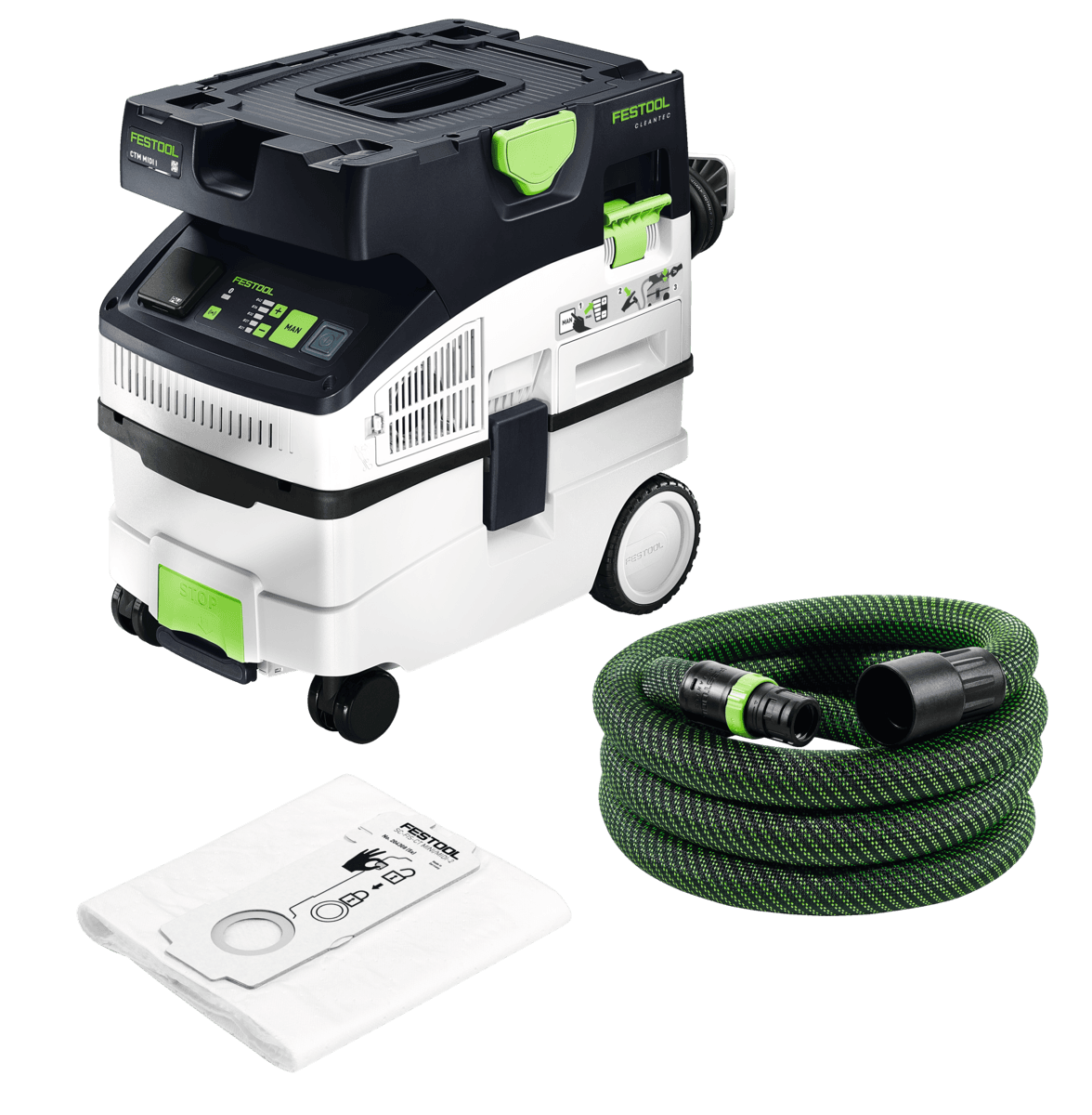 Festool stofzuiger CTM MIDI I 15L M-klasse Cleantec 230V 1200W