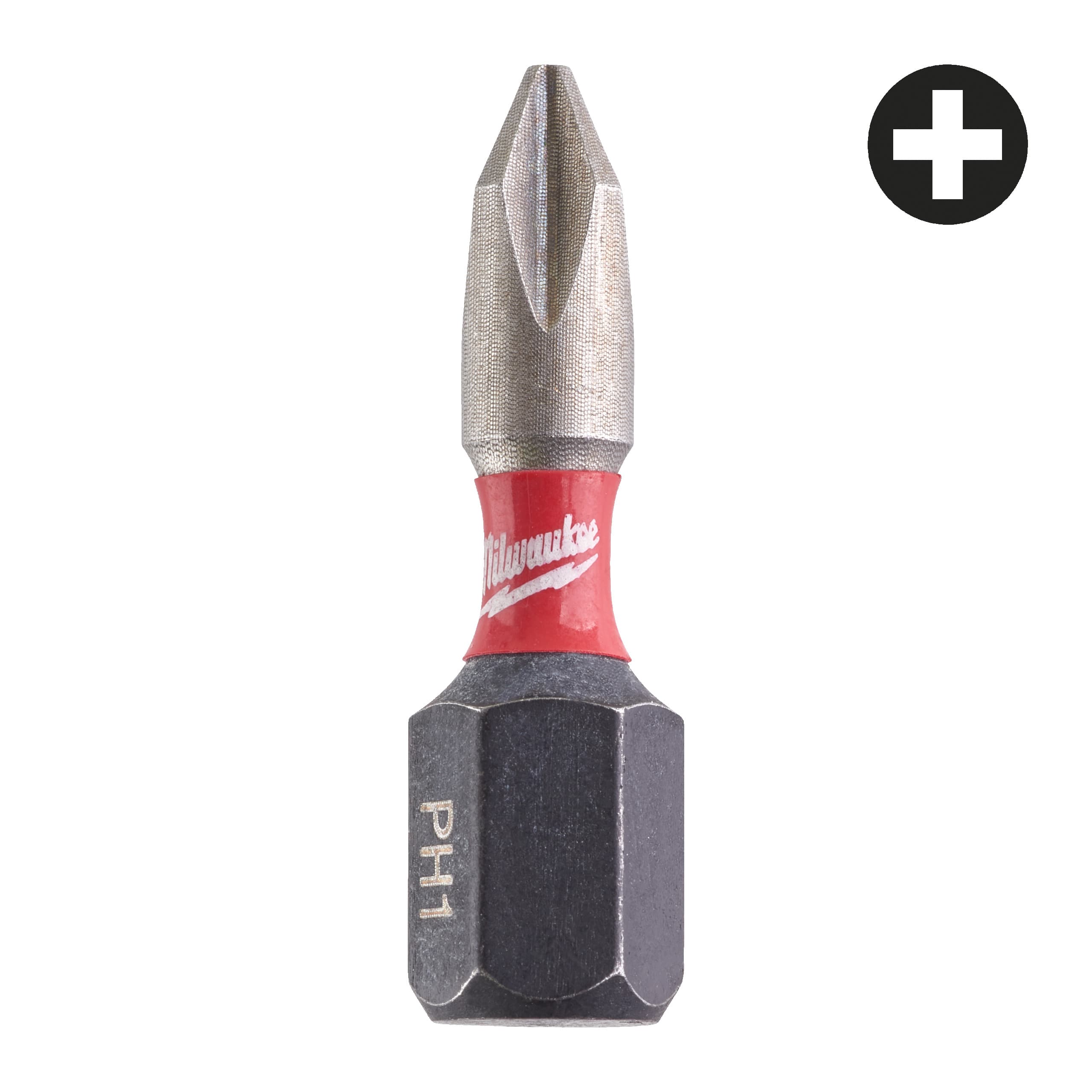 Milwaukee Schroefbit SHOCKWAVE PH1 25mm (3 stuks)