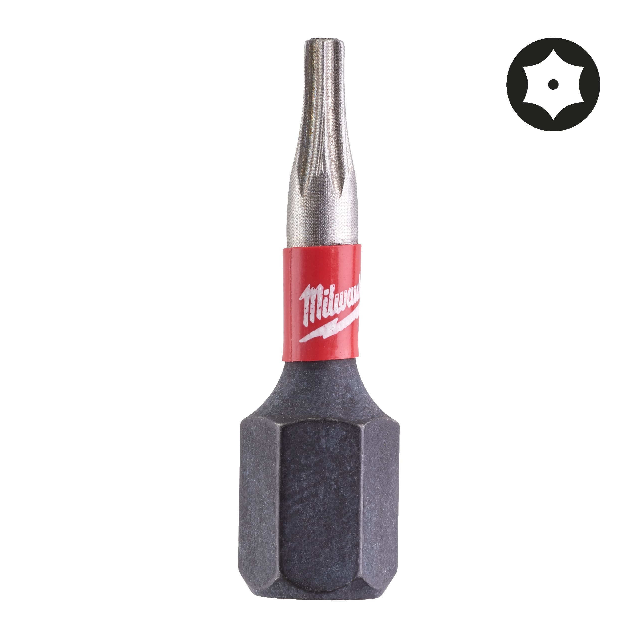 Milwaukee Schroefbit SHOCKWAVE TX BO8 Tamper resistant 25mm (3 stuks)
