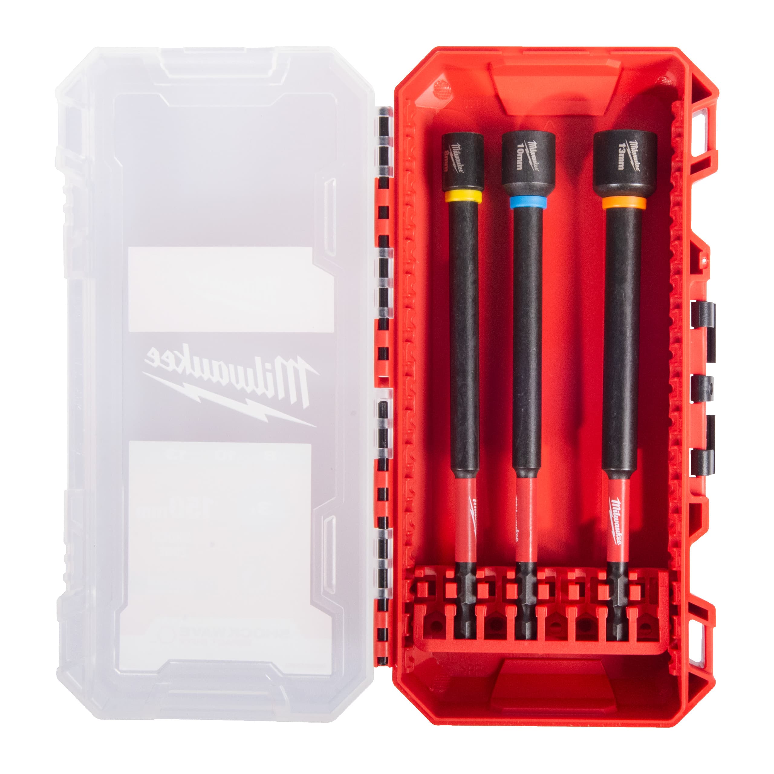 Milwaukee Doppenset SHOCKWAVE magnetisch 150mm Hex Packout ready (4-delig)