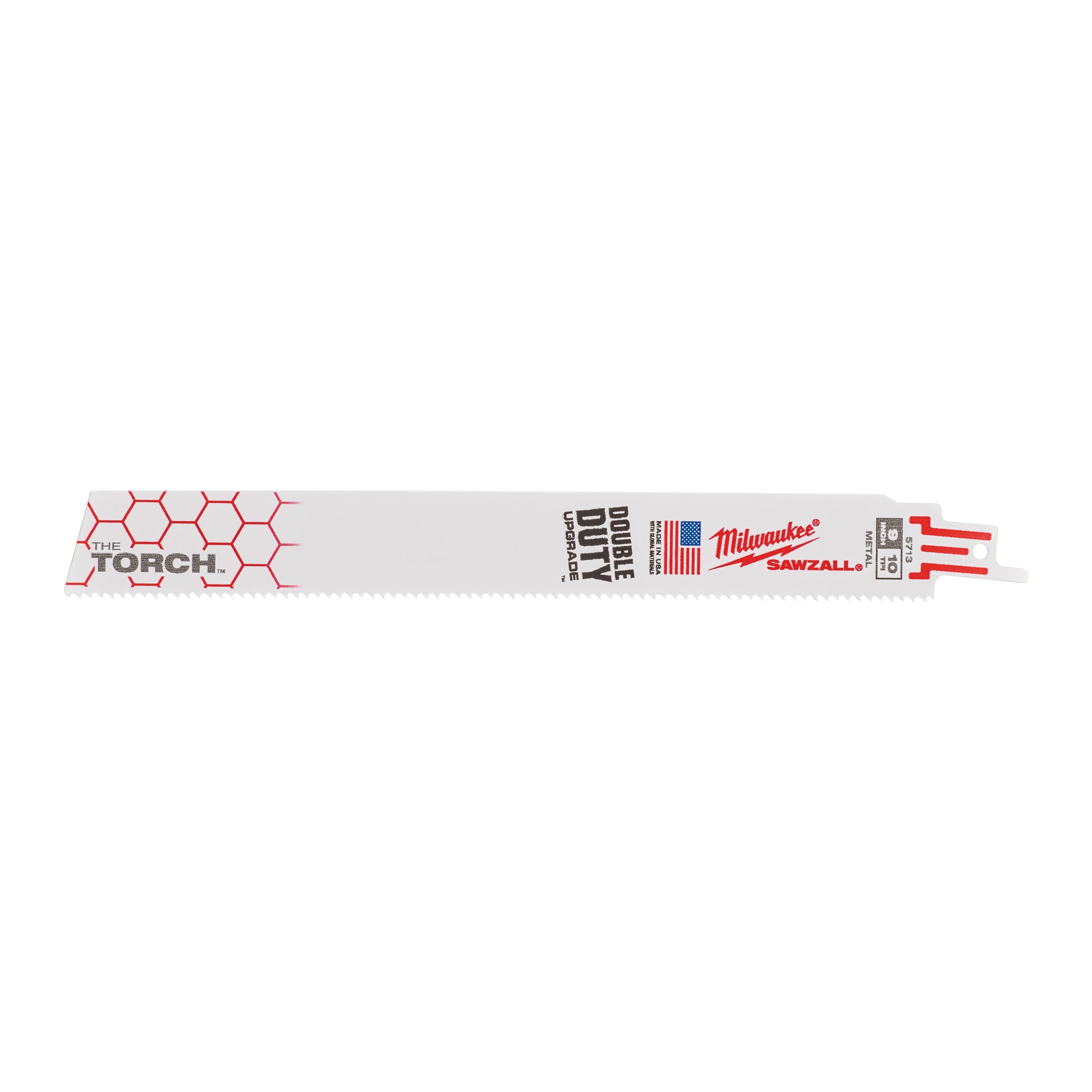 Milwaukee Reciprozaagblad Sawzall metaal Torch 230mm 10-Tpi (5 stuks)