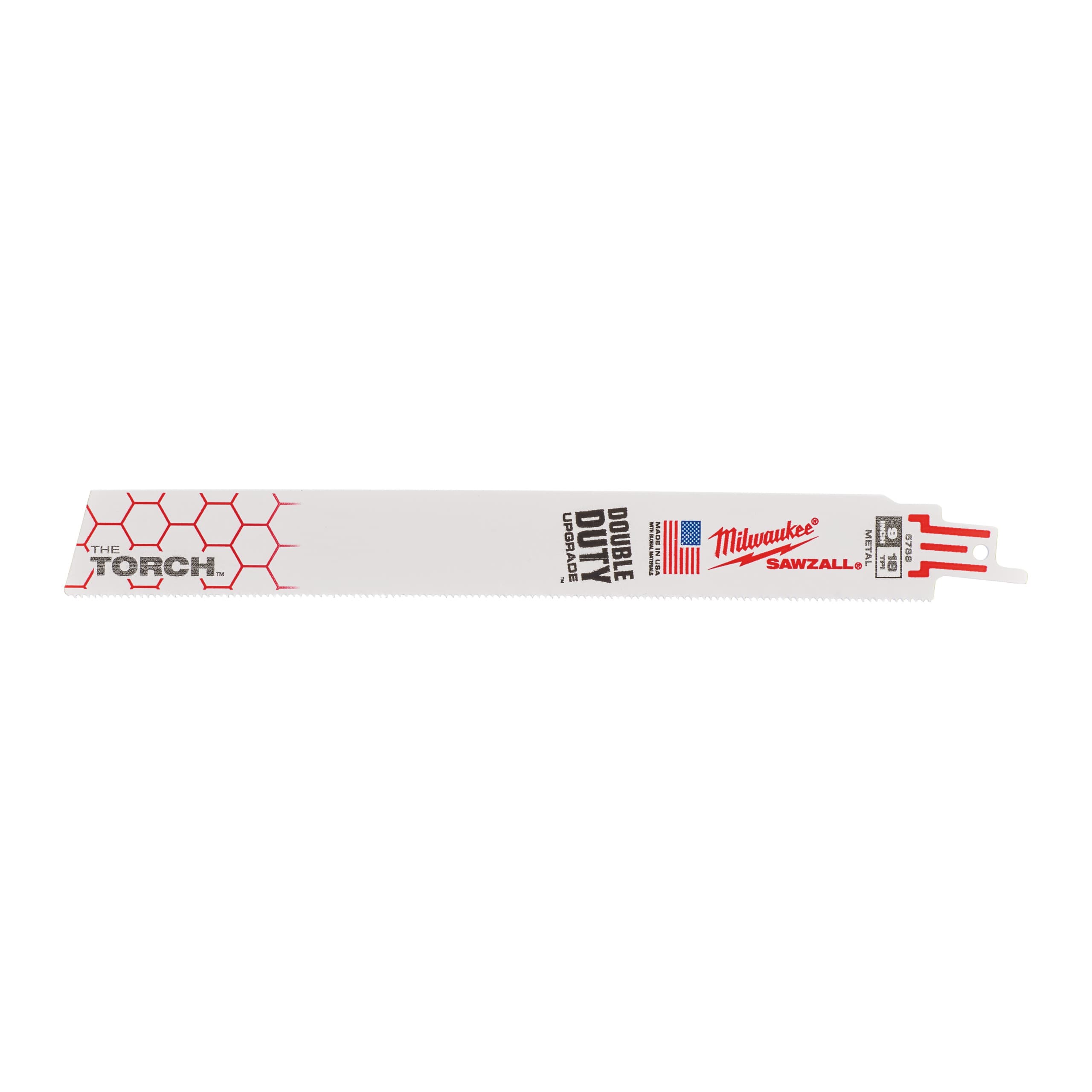 Milwaukee Reciprozaagblad Sawzall metaal Torch 230mm 18-Tpi (5 stuks)