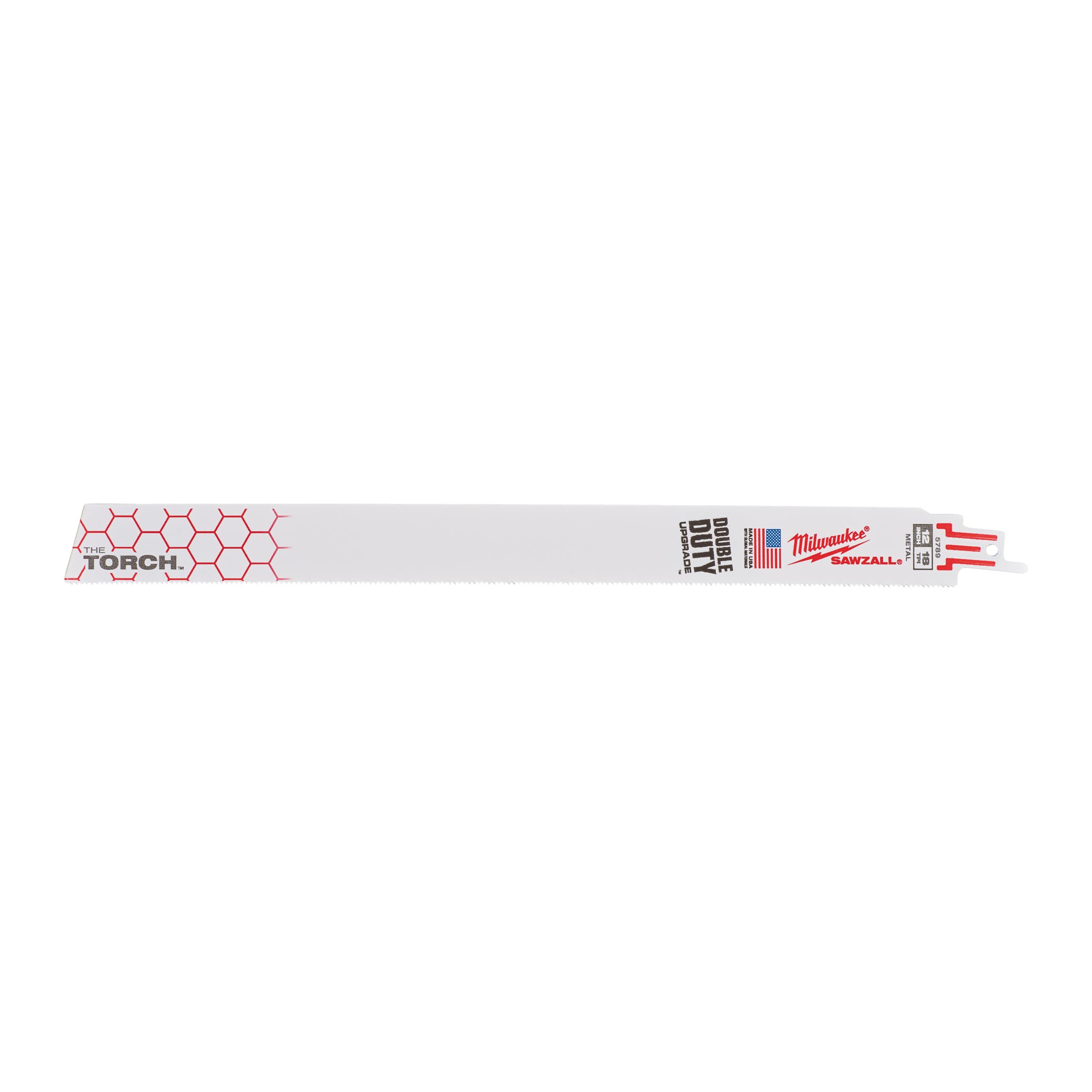 Milwaukee Reciprozaagblad Sawzall metaal Torch 300mm 18-Tpi (5 stuks)