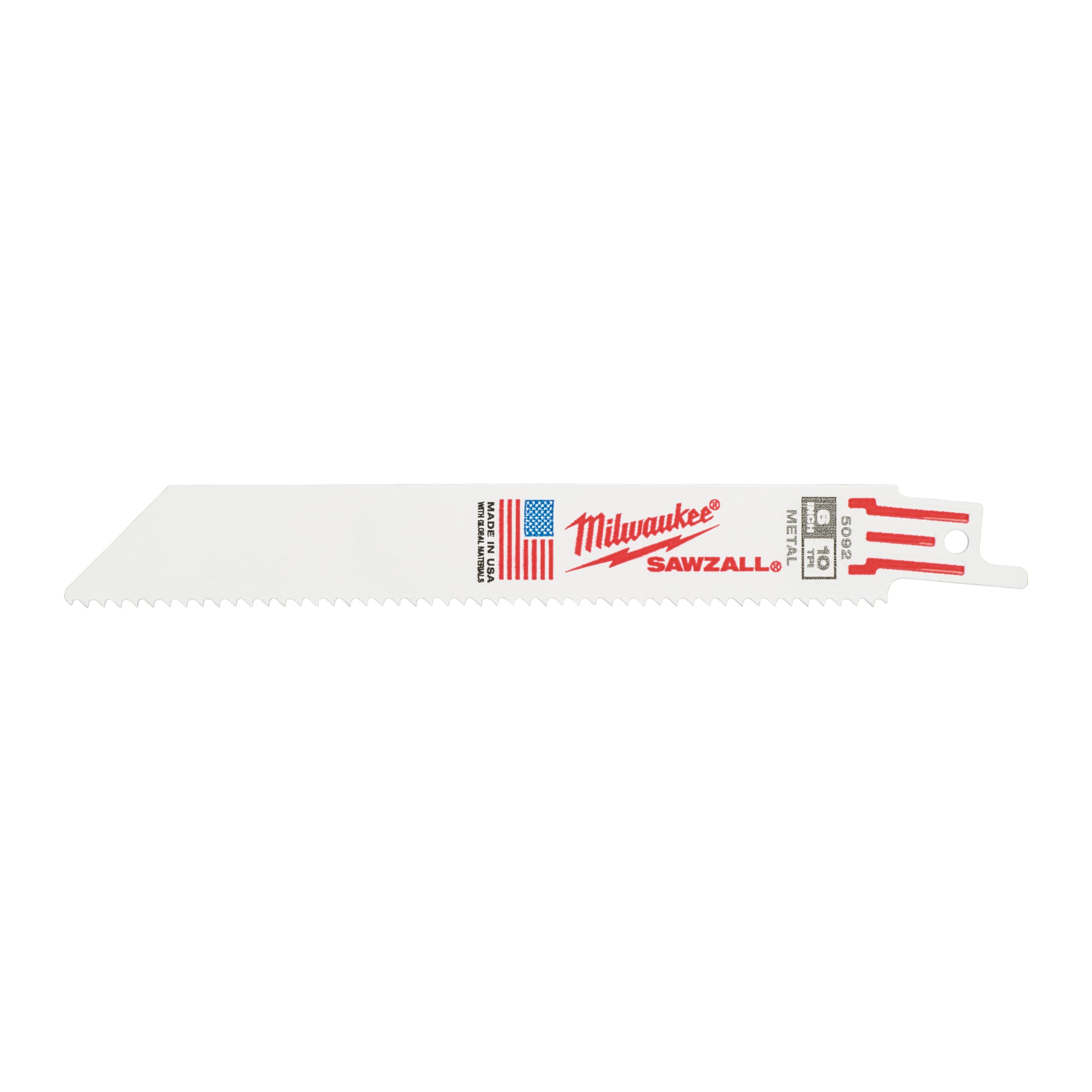 Milwaukee Reciprozaagblad Sawzall multi material 150mm 10-Tpi (5 stuks)
