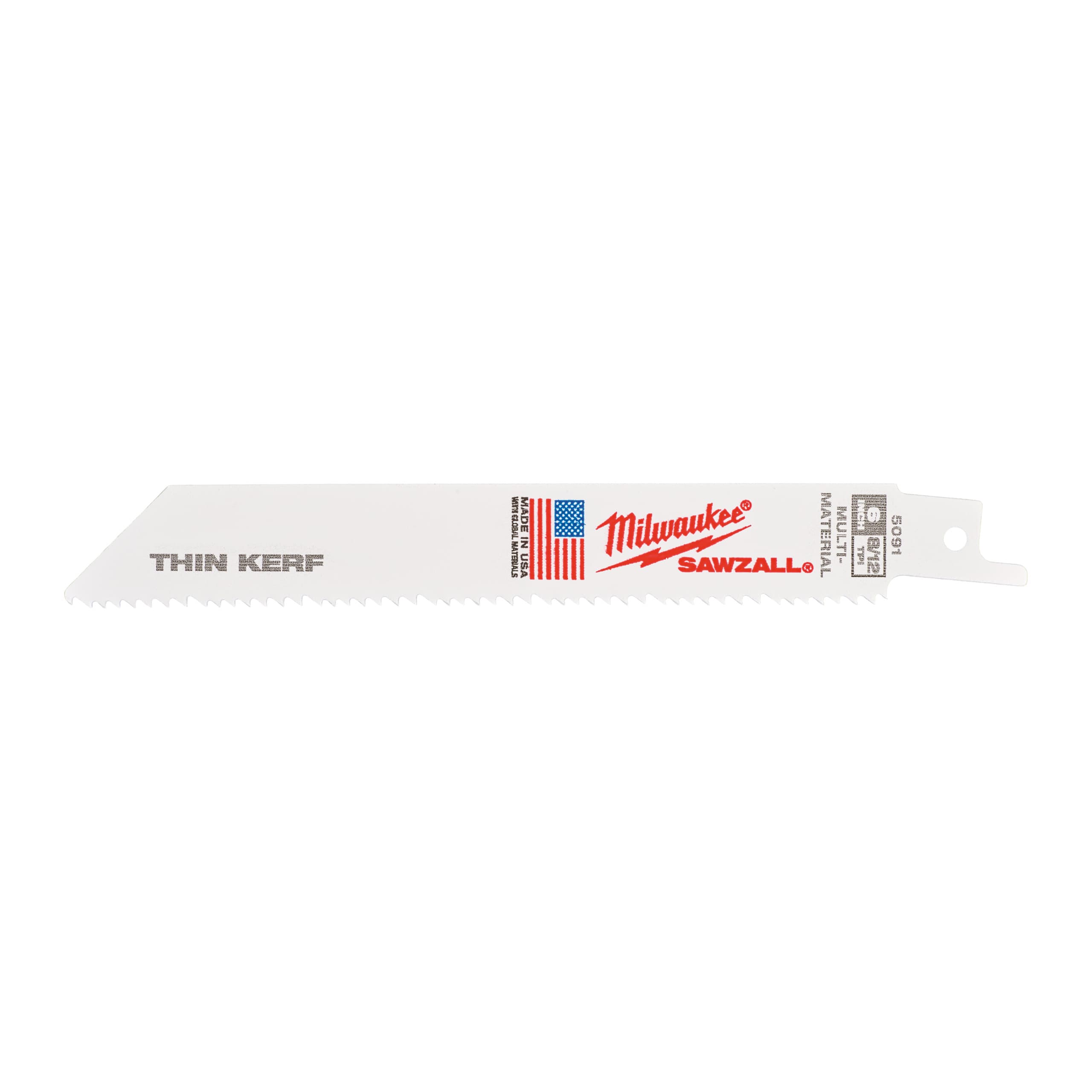 Milwaukee Reciprozaagblad Sawzall multi material 150mm 8/12-Tpi (5 stuks)