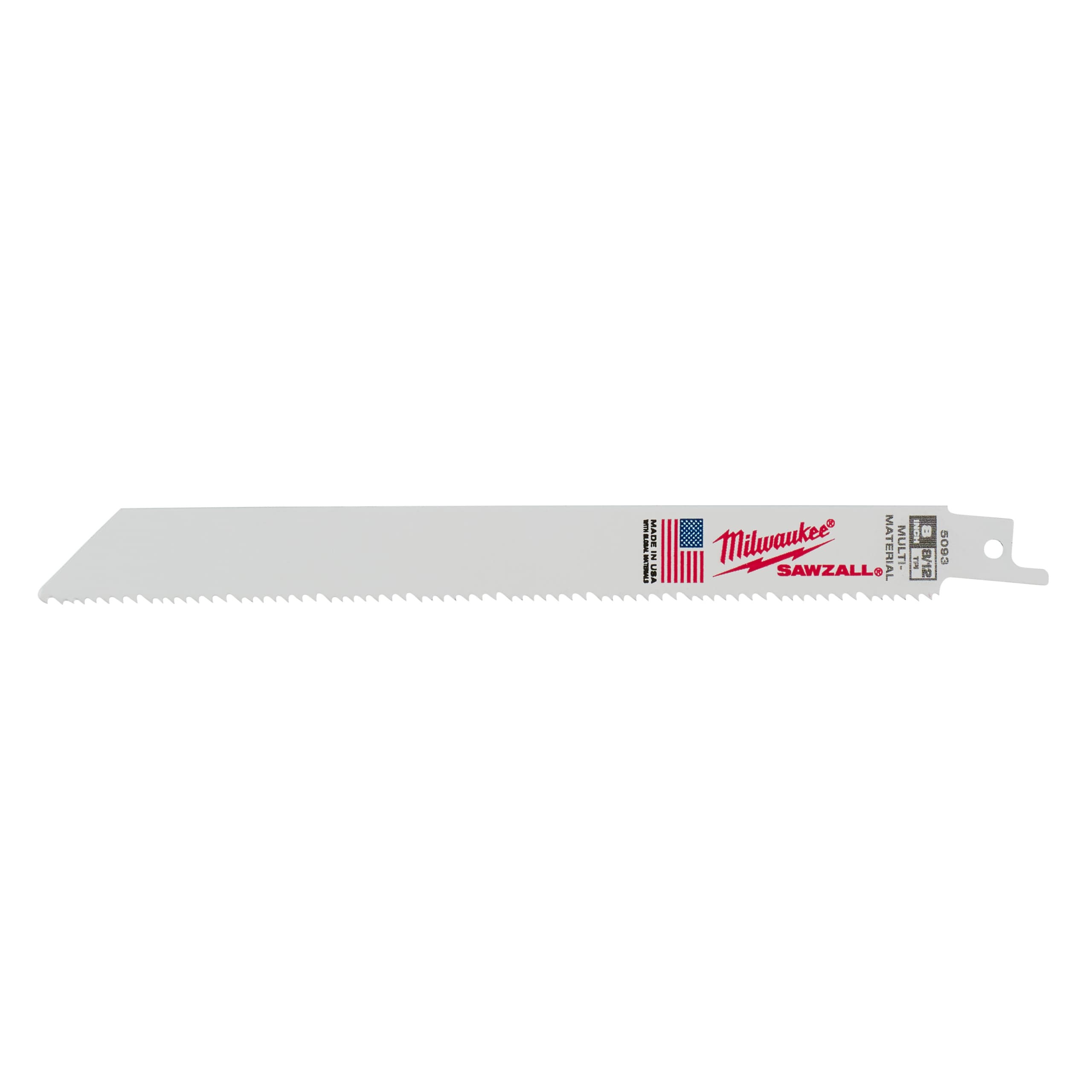 Milwaukee Reciprozaagblad Sawzall multi material 200mm 8/12-Tpi (5 stuks)