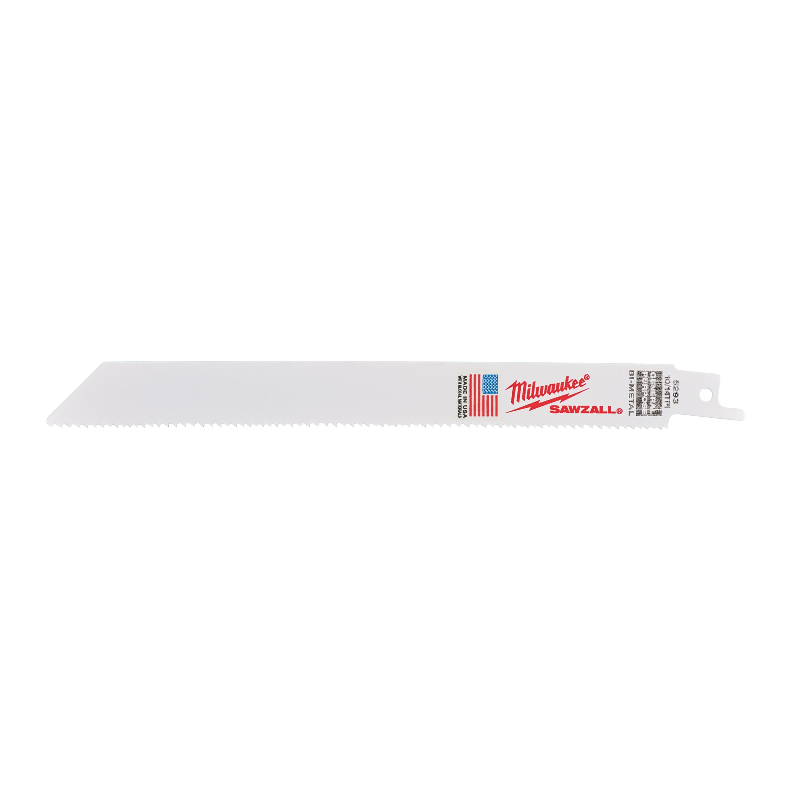 Milwaukee Reciprozaagblad Sawzall multi material 200mm 10/14-Tpi (5 stuks)