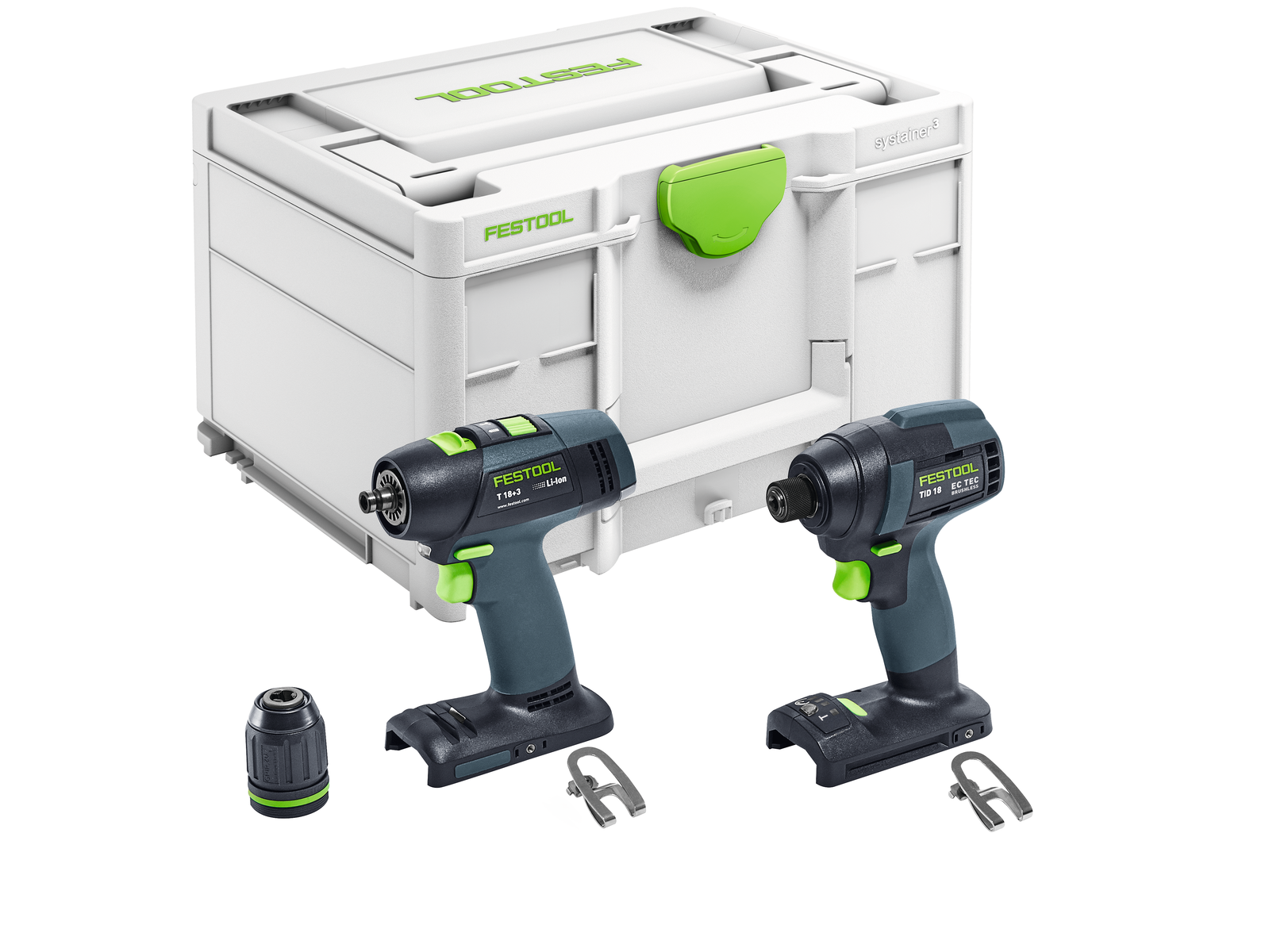 Festool combiset TID 18 Basic-Set T18 2-kit 18V