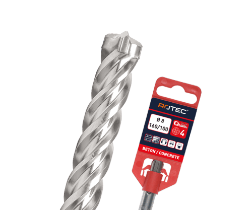 Rotec Hamerboor SDS-plus Quattro-X 4-snijder