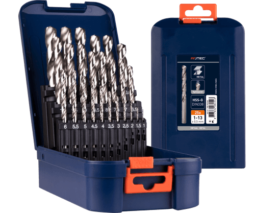 Rotec Metaalboorset HSS-G Silver-line 1-13mm 25dlg
