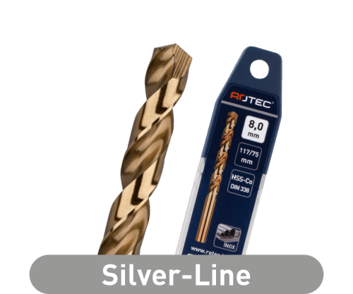 Rotec Metaalboor HSS-E Gold-line Cobalt