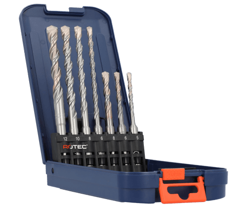 Rotec Hamerboorset SDS-plus V-Breaker 2-snijder 5-12mm 7dlg
