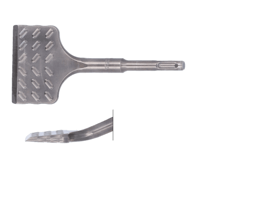Rotec Tegelbeitel gebogen SDS-plus V-Breaker