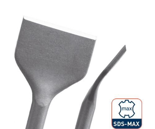 Rotec Tegelbeitel gebogen SDS-max