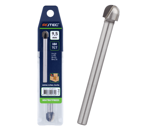 Rotec Houtrotfrees HM Silver-line 9,5mm