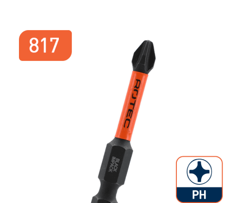 Rotec Schroefbit IMPACT PH 50mm 5 Stuks