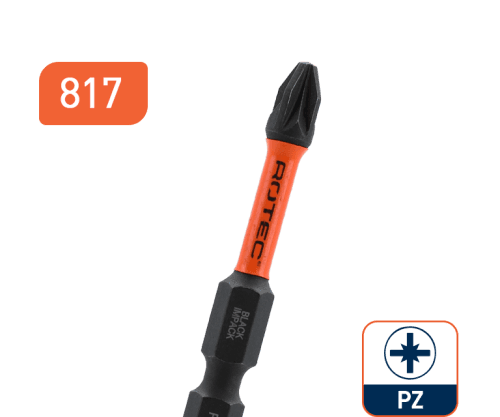 Rotec Schroefbit IMPACT PZ 50mm 5 Stuks
