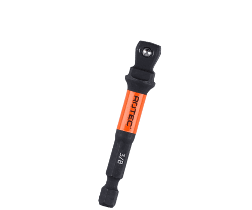 Rotec Verloop impact 1/4 Hex > 3/8 kogelkop 65mm