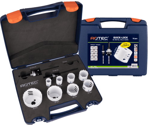 Rotec Gatzaagset BiM-Co Loodgieter Quick-Lock 19-64mm 10dlg