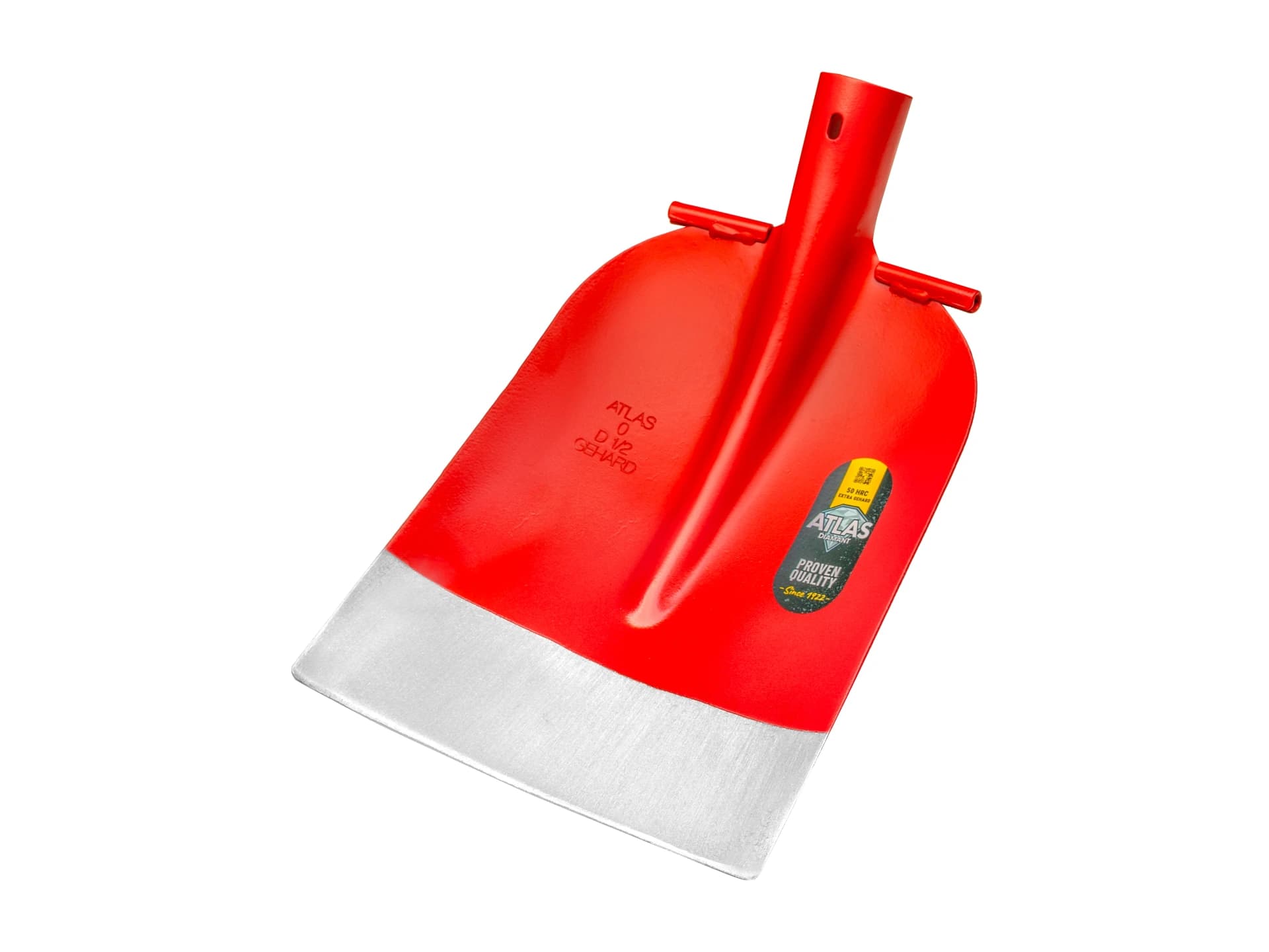Betonschopblad rood Extra gehard 1/2 met opstap